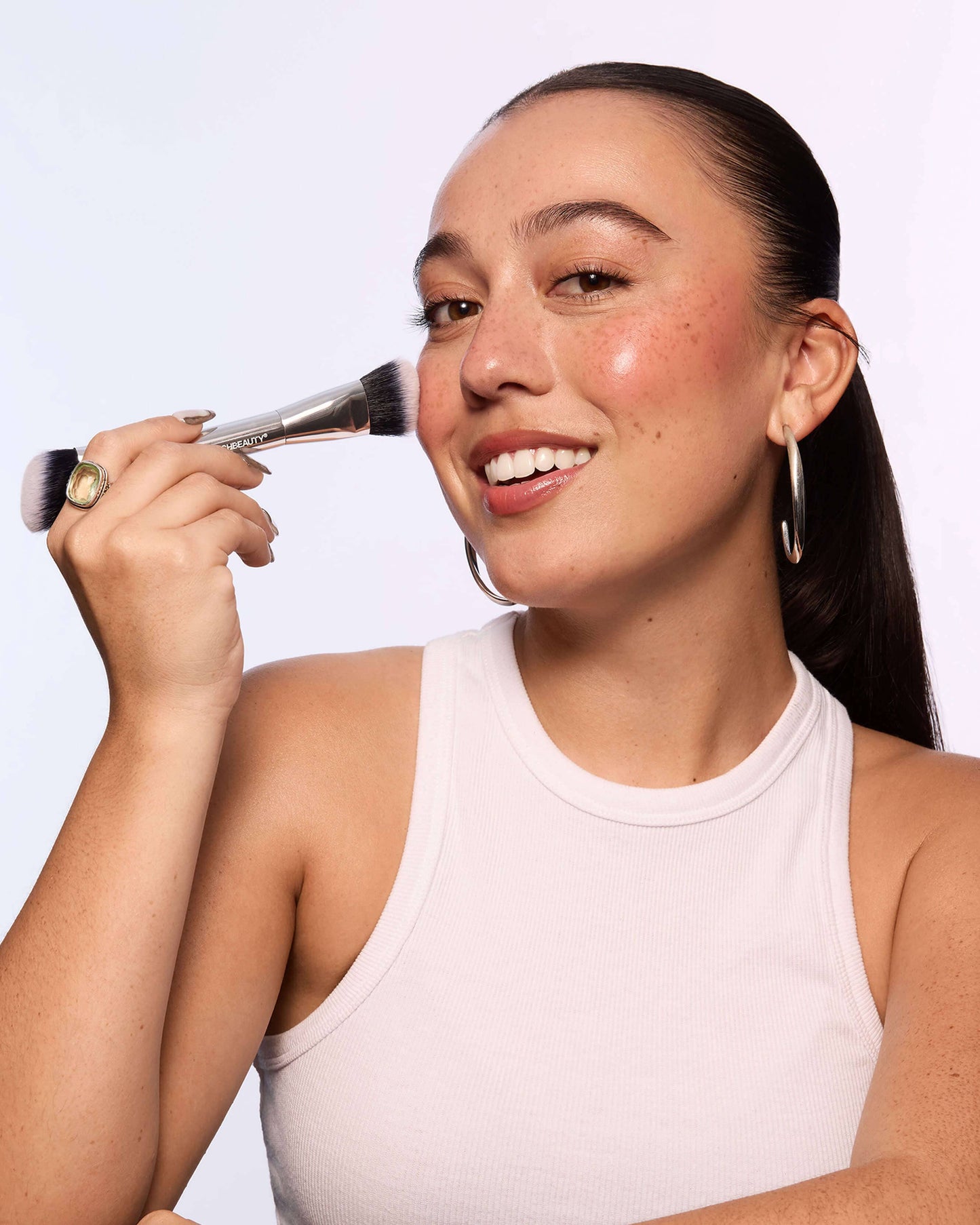 BiomeBlend™ Dual Ended Sculpt + Blend Brush with Antimicrobial Fibers