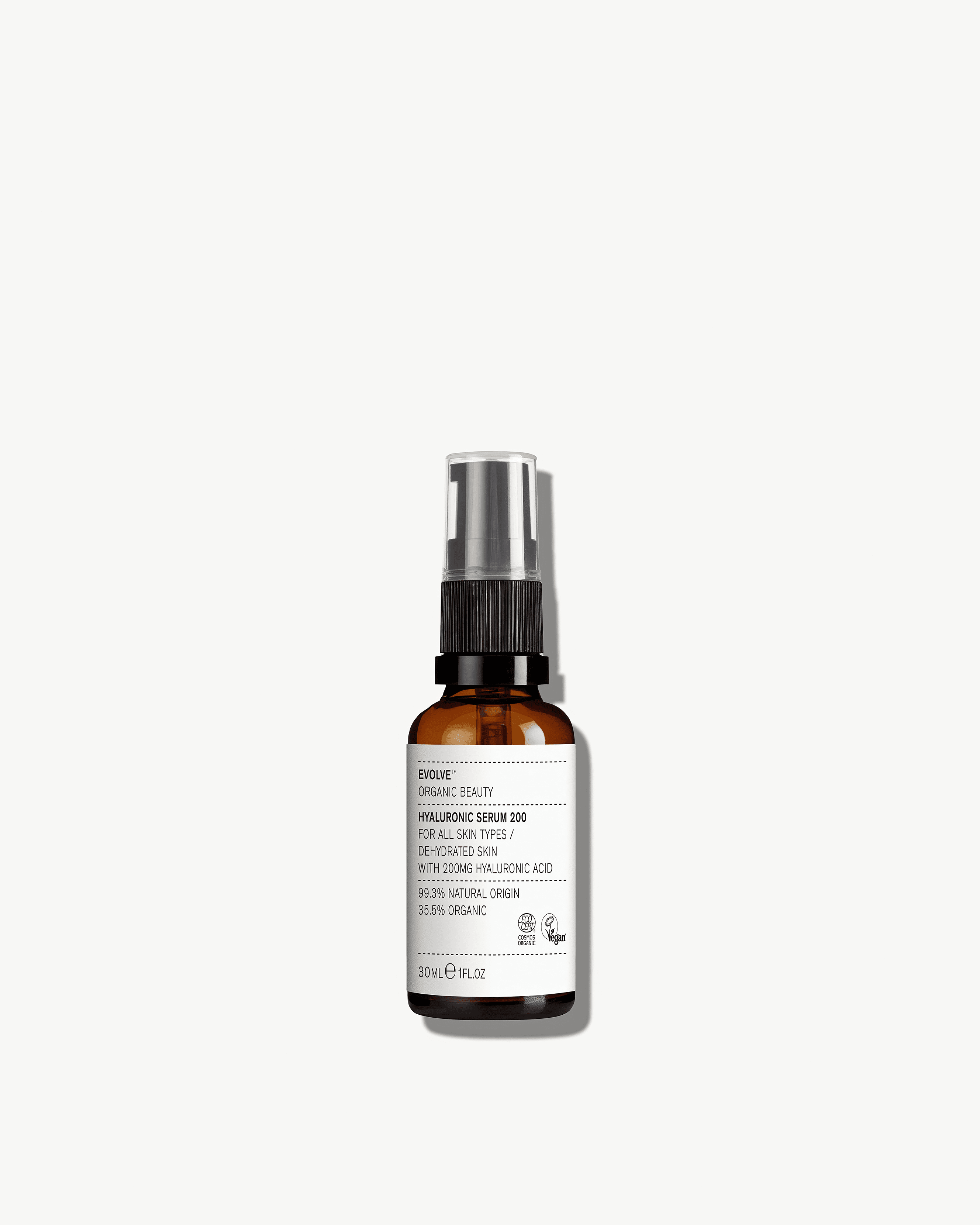 Evolve Organic Beauty Hyaluronic Serum 200 Clean, Natural Serum