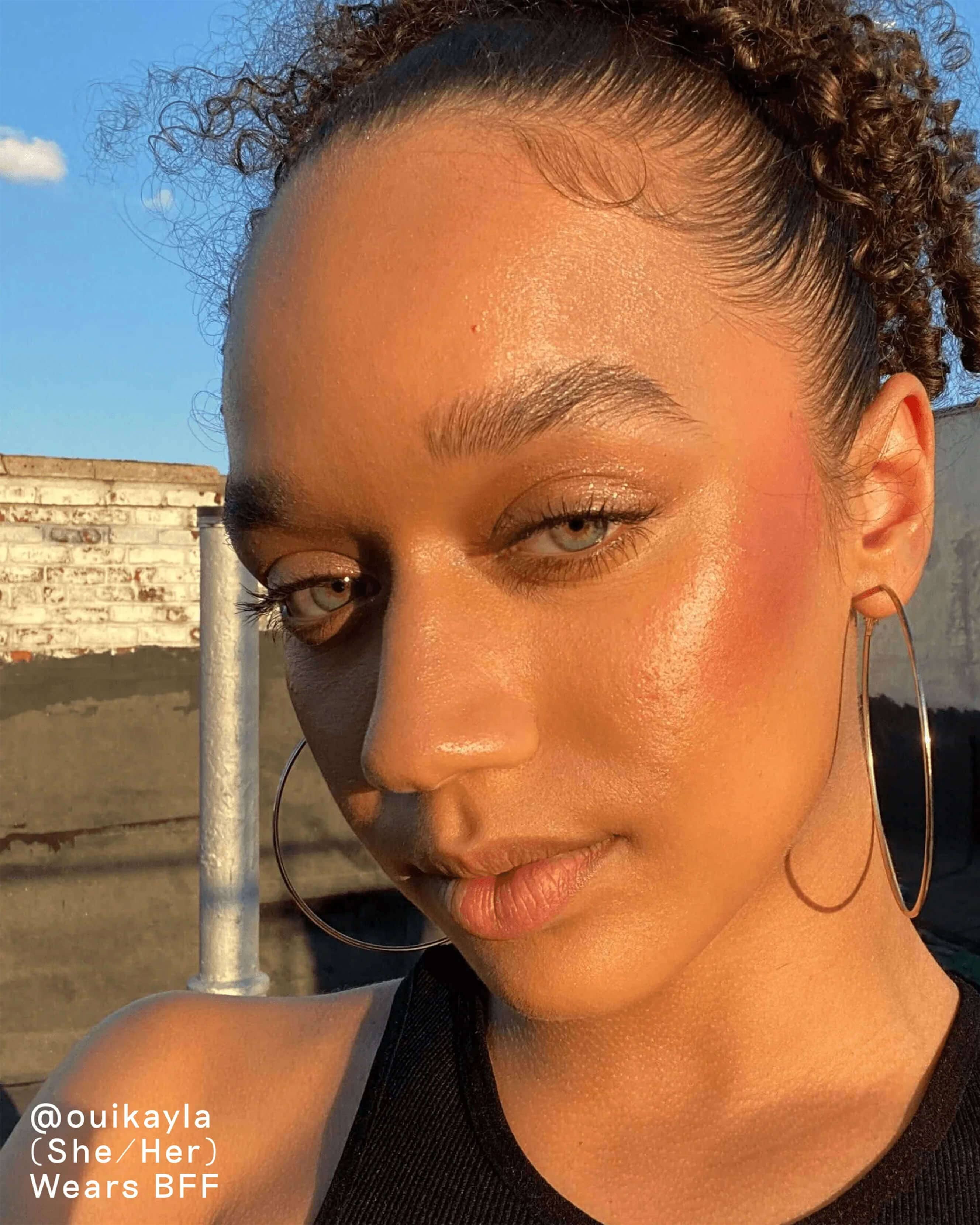 BFF (foil finish metallic rose gold)