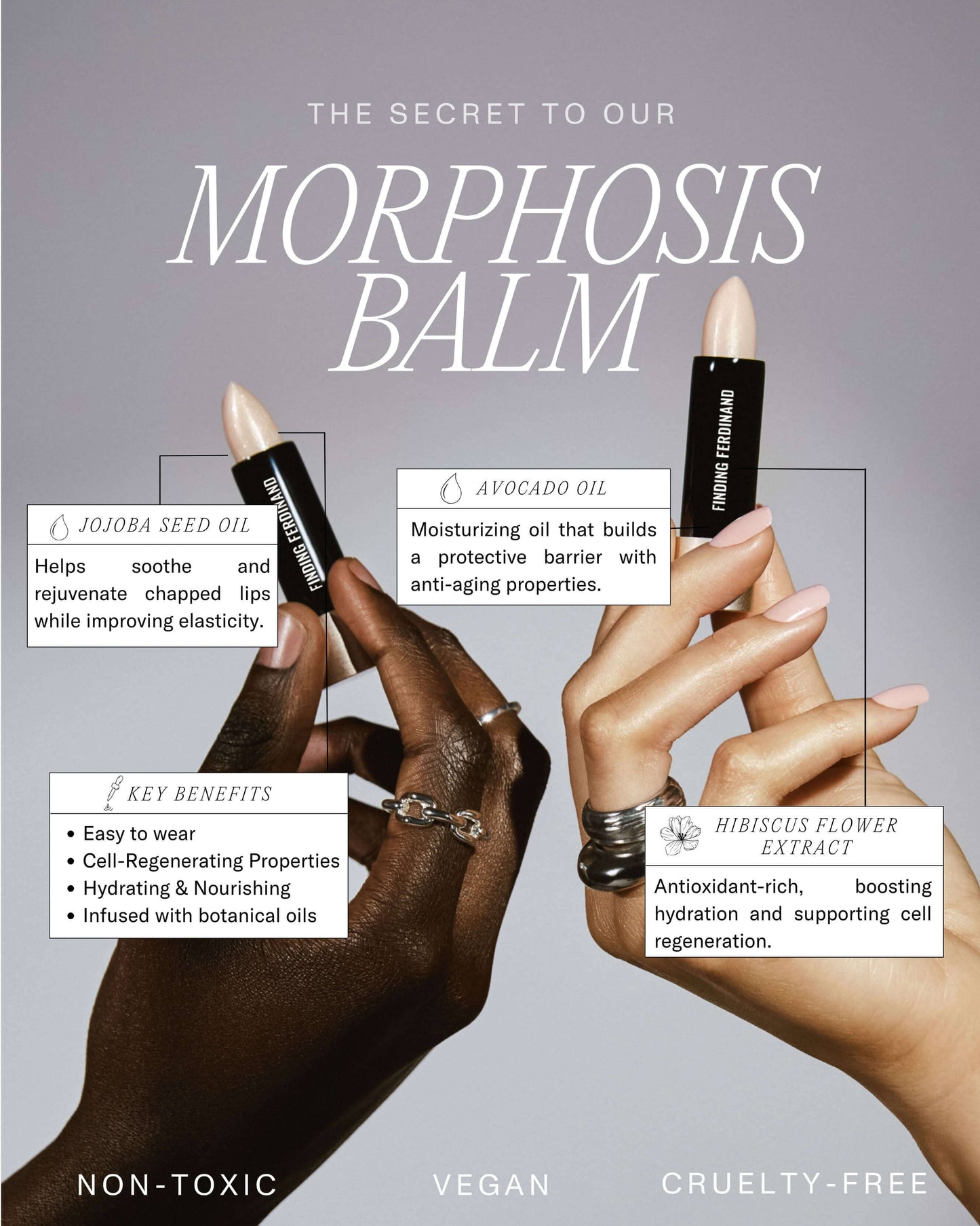 Flutter (pH-Adapting light pink with gold shimmer)