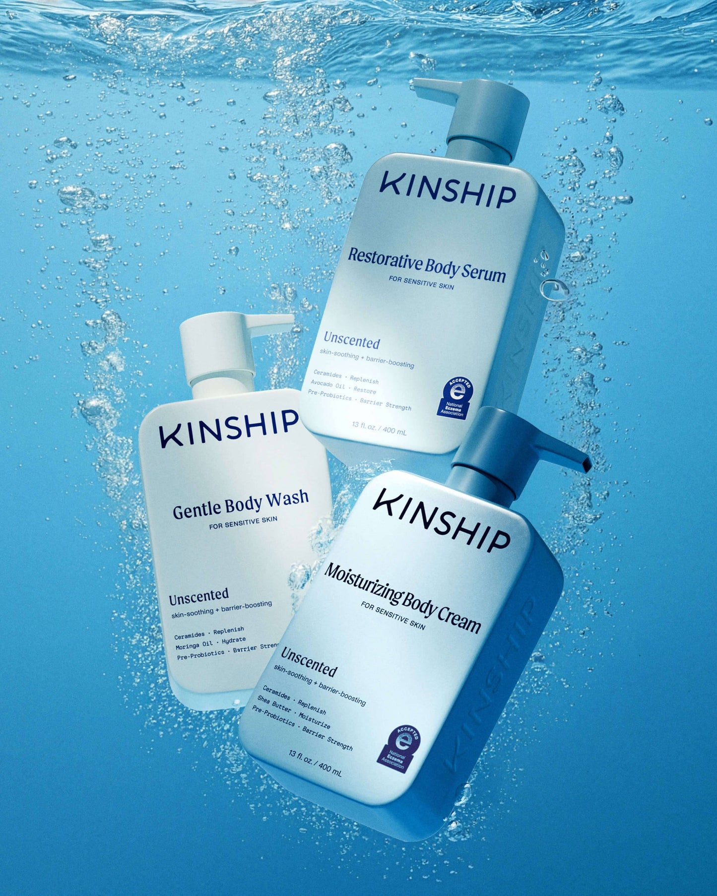 Barrier-Repair Moisturizing Body Cream for Sensitive Skin (Unscented)