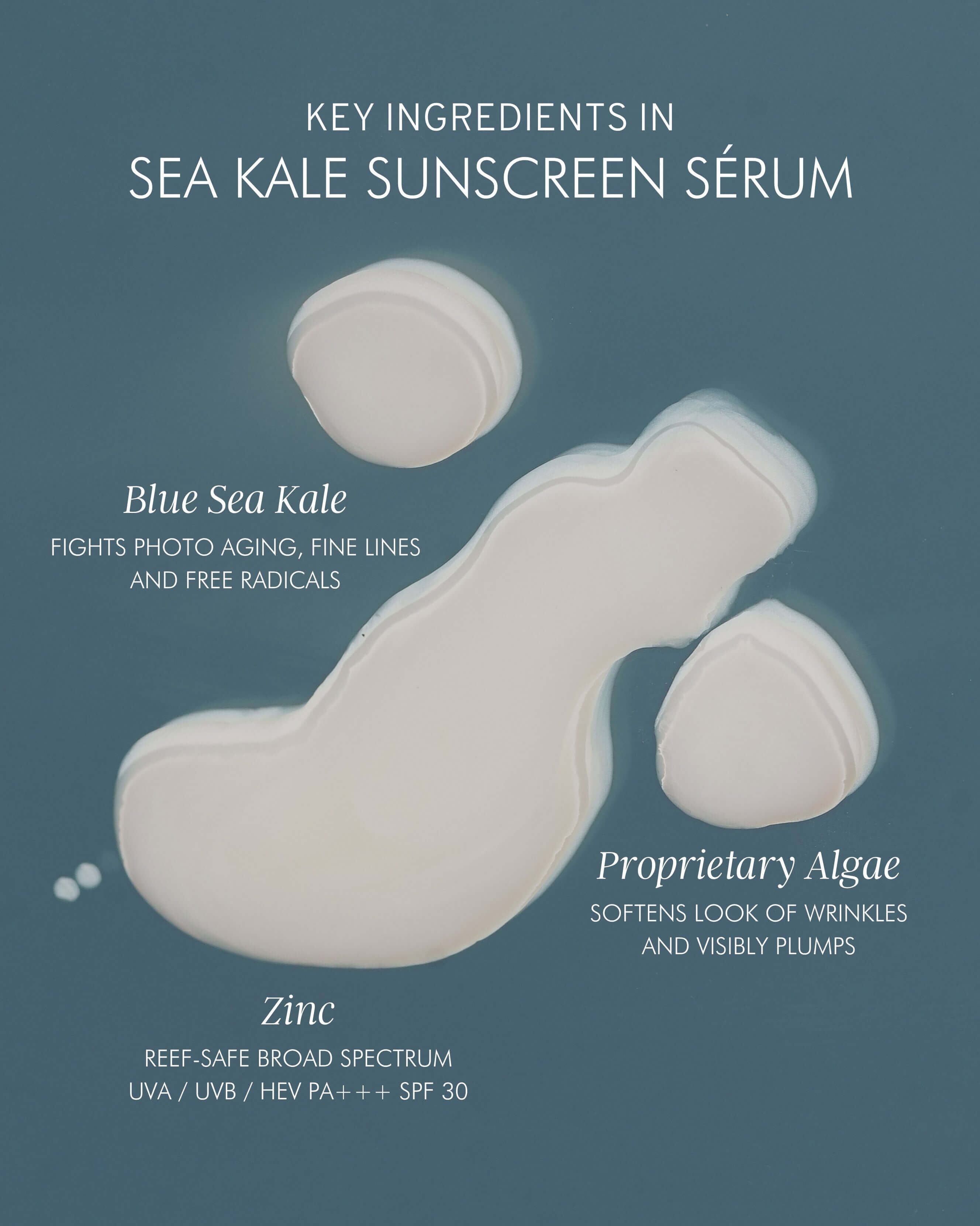 Algae + Zinc Sea Kale Sunscreen Serum