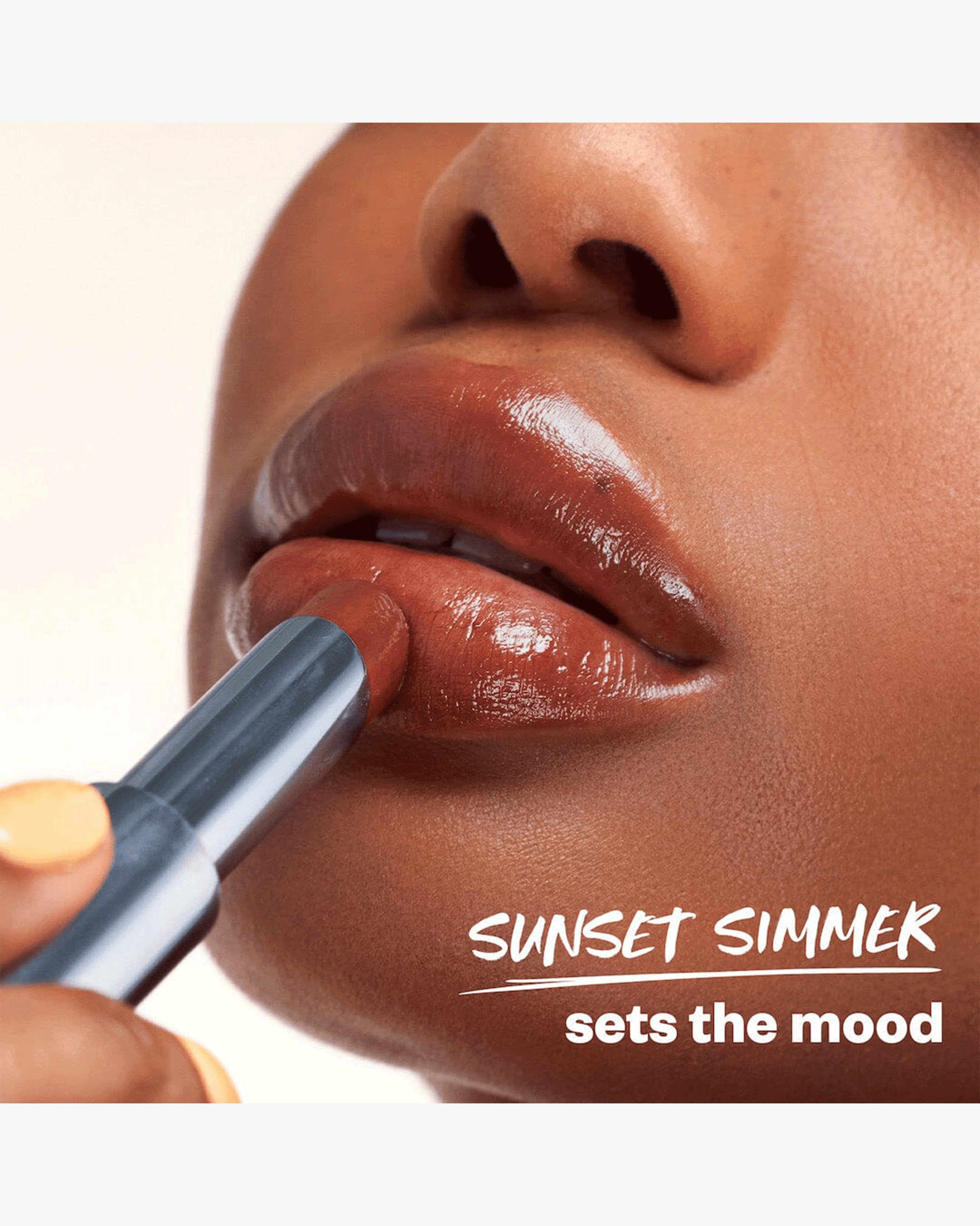 Sunset Simmer (warm rosy brown)