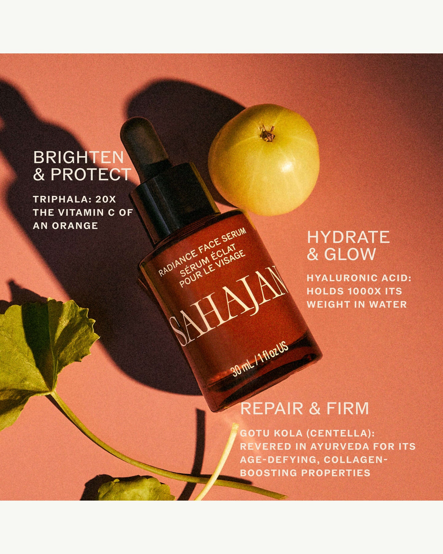 Radiance Vitamin C Face Serum with Centella + Hyaluronic Acid