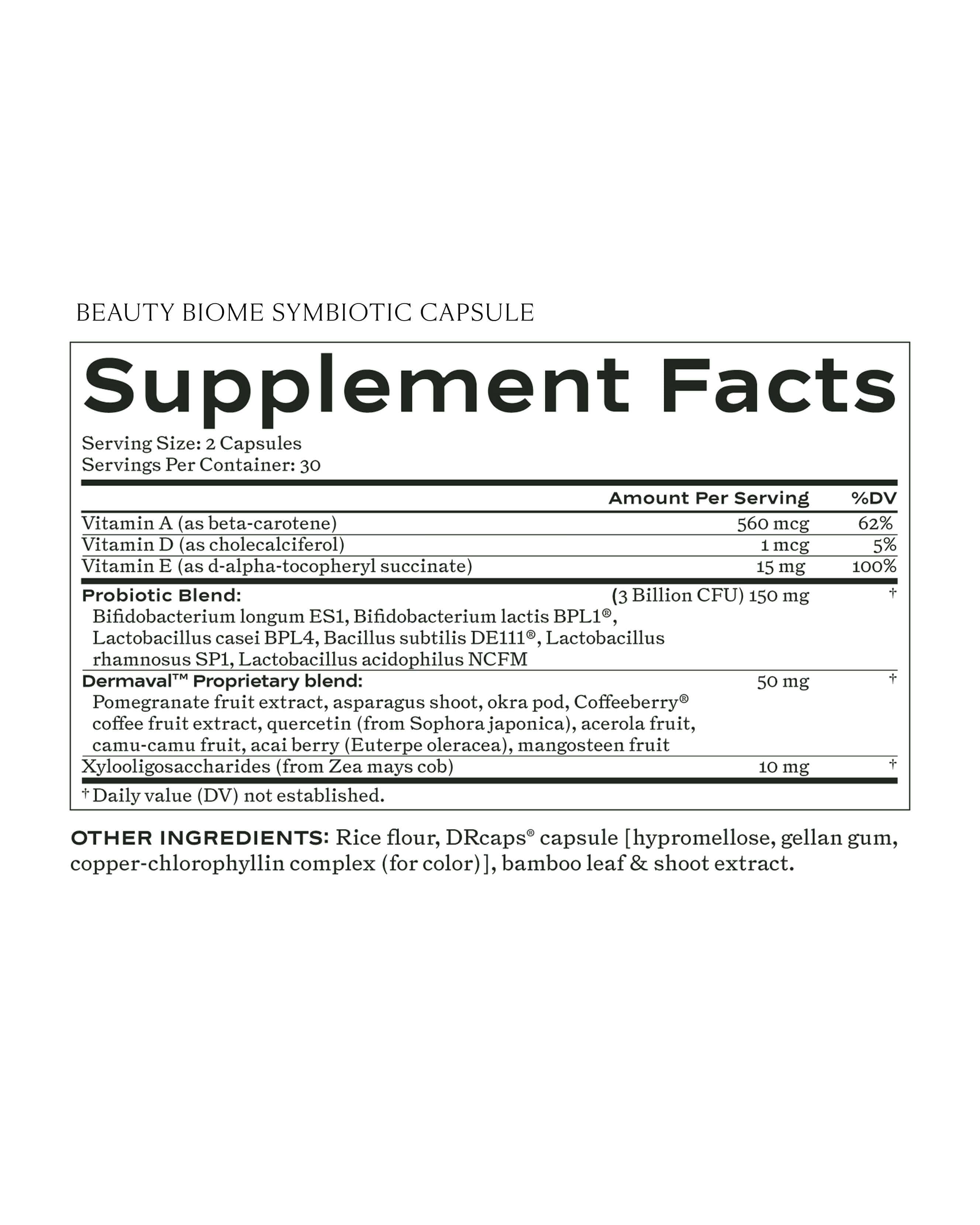 Beauty Biome Synbiotic Capsule