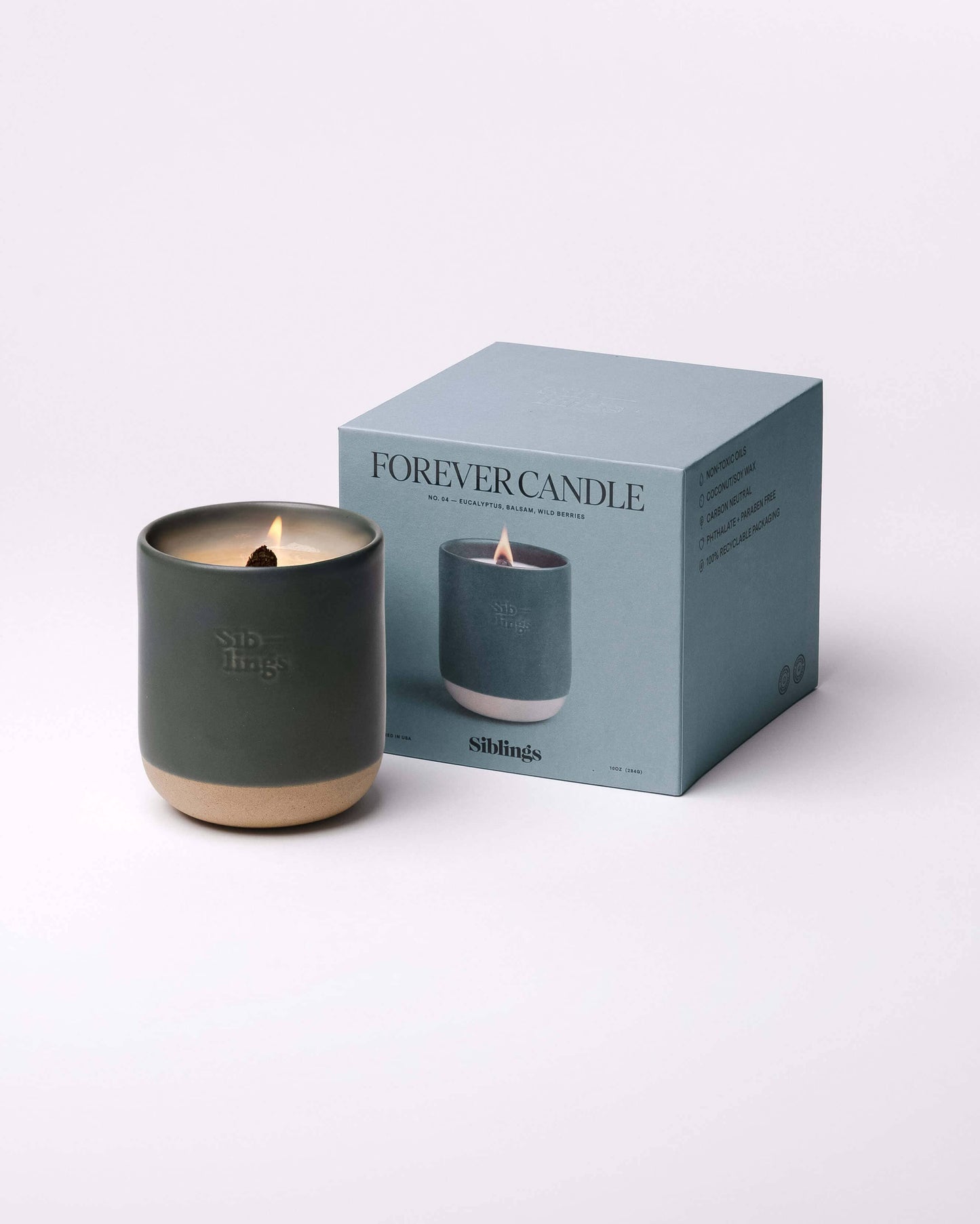 Forever Candle No 04 — Eucalyptus, Balsam, Wild Berries