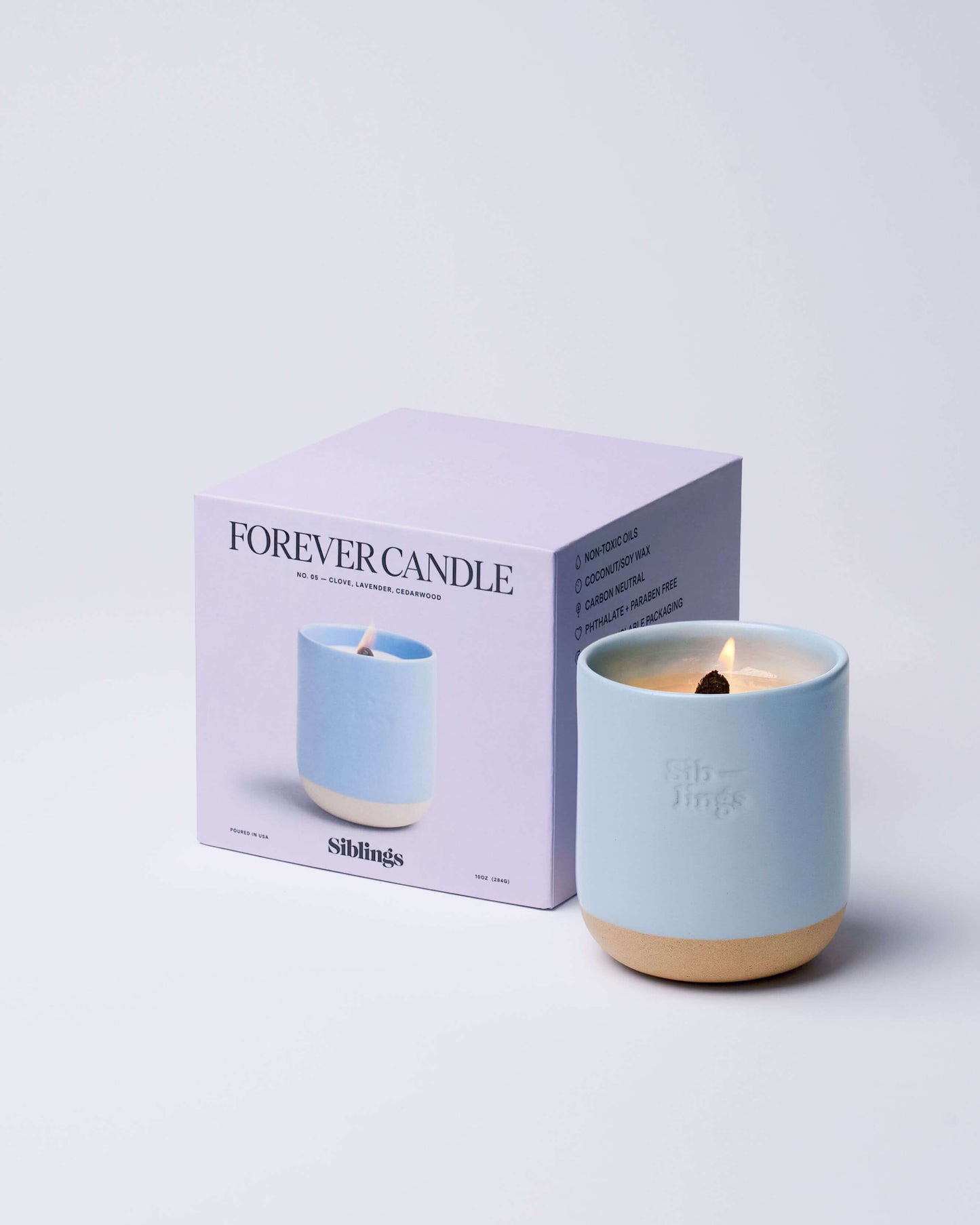 Forever Candle No 05 — Clove, Lavender, Cedarwood