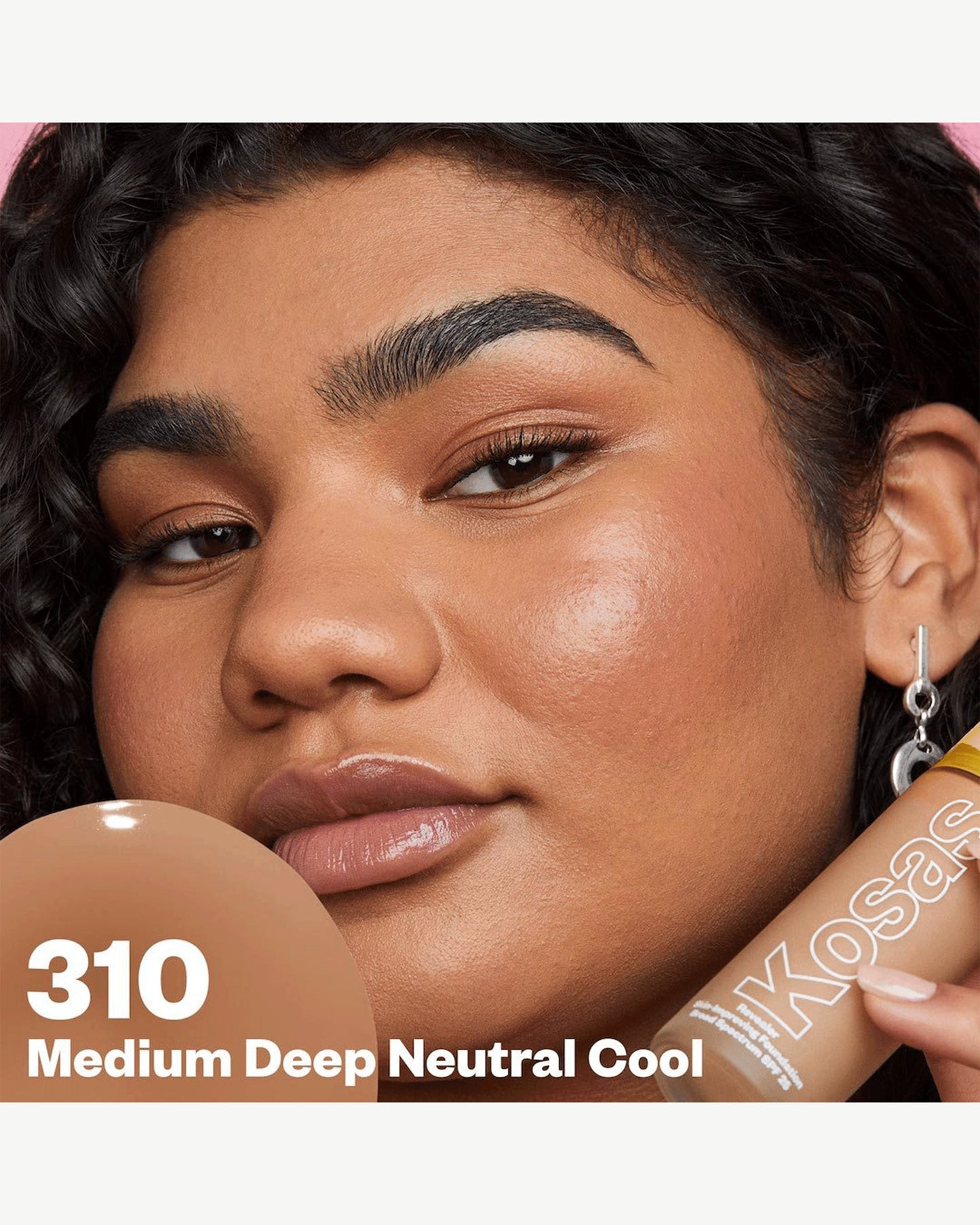 Medium Deep Neutral Cool 310 (medium deep with pink peach undertones)
