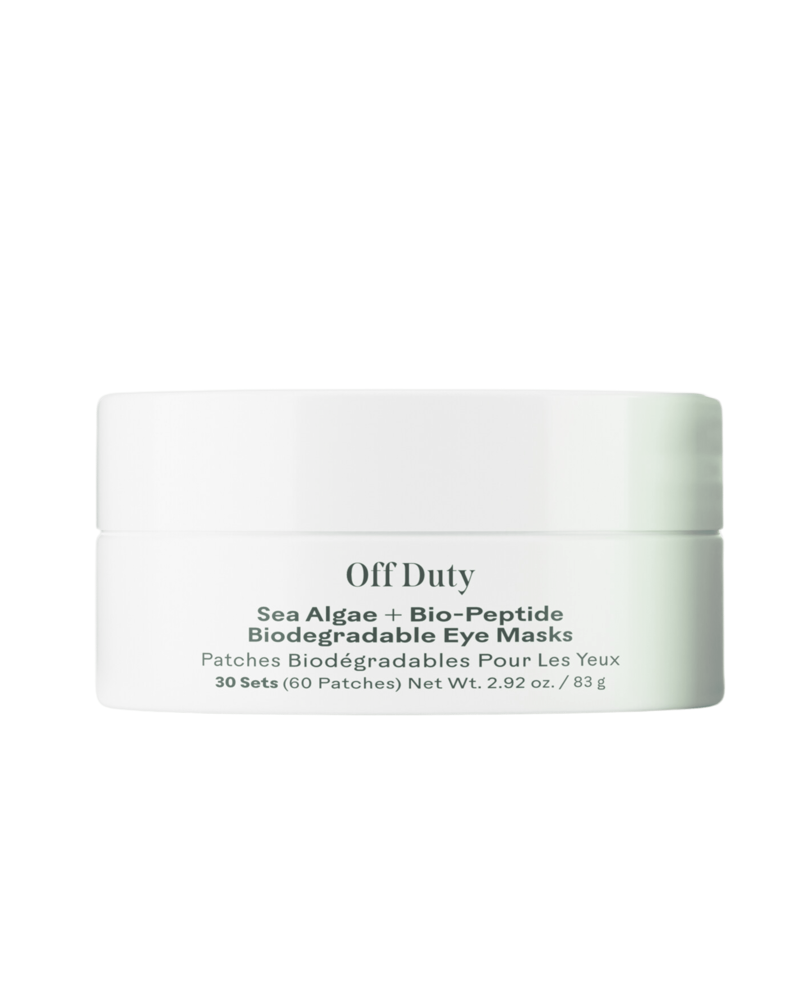 Off Duty Sea Algae + Bio-Peptide Smoothing Biodegradable Eye Masks