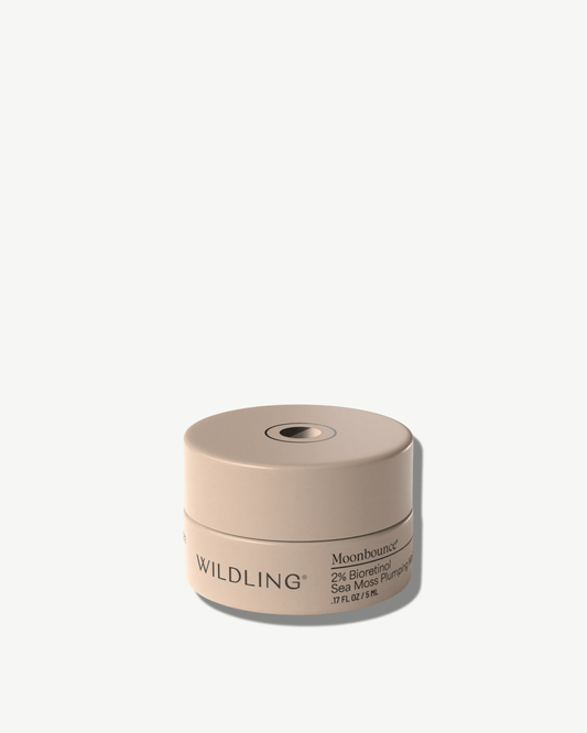 200 pts Wildling Moonbounce 2% Bioretinol Irish Sea Moss Plumping Moisturizer Mini