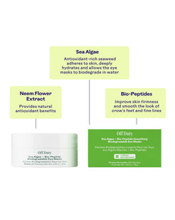 OffDuty™ Sea Algae + Bio-Peptide Smoothing Biodegradable Eye Masks