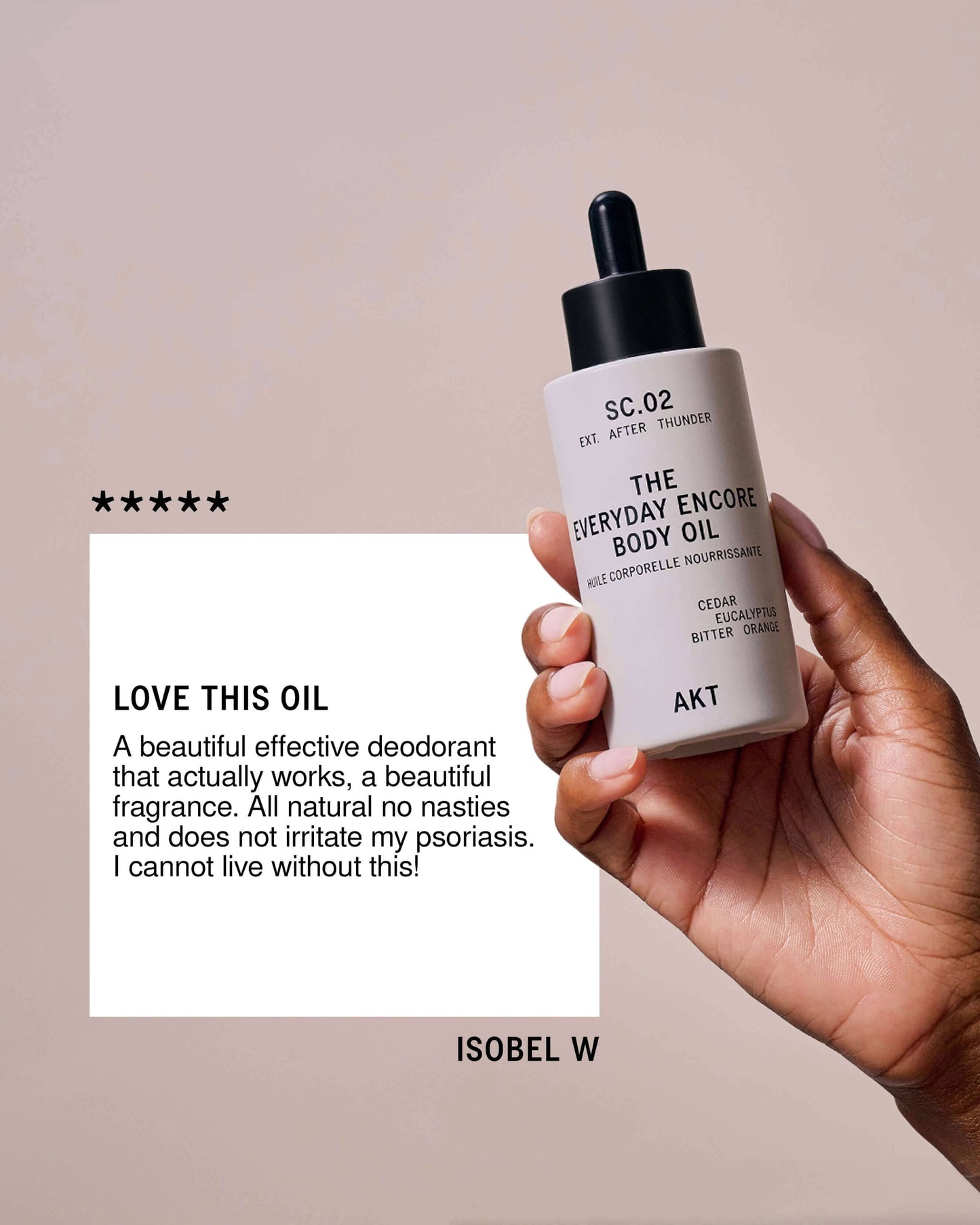 The Everyday Encore Body Oil After Thunder