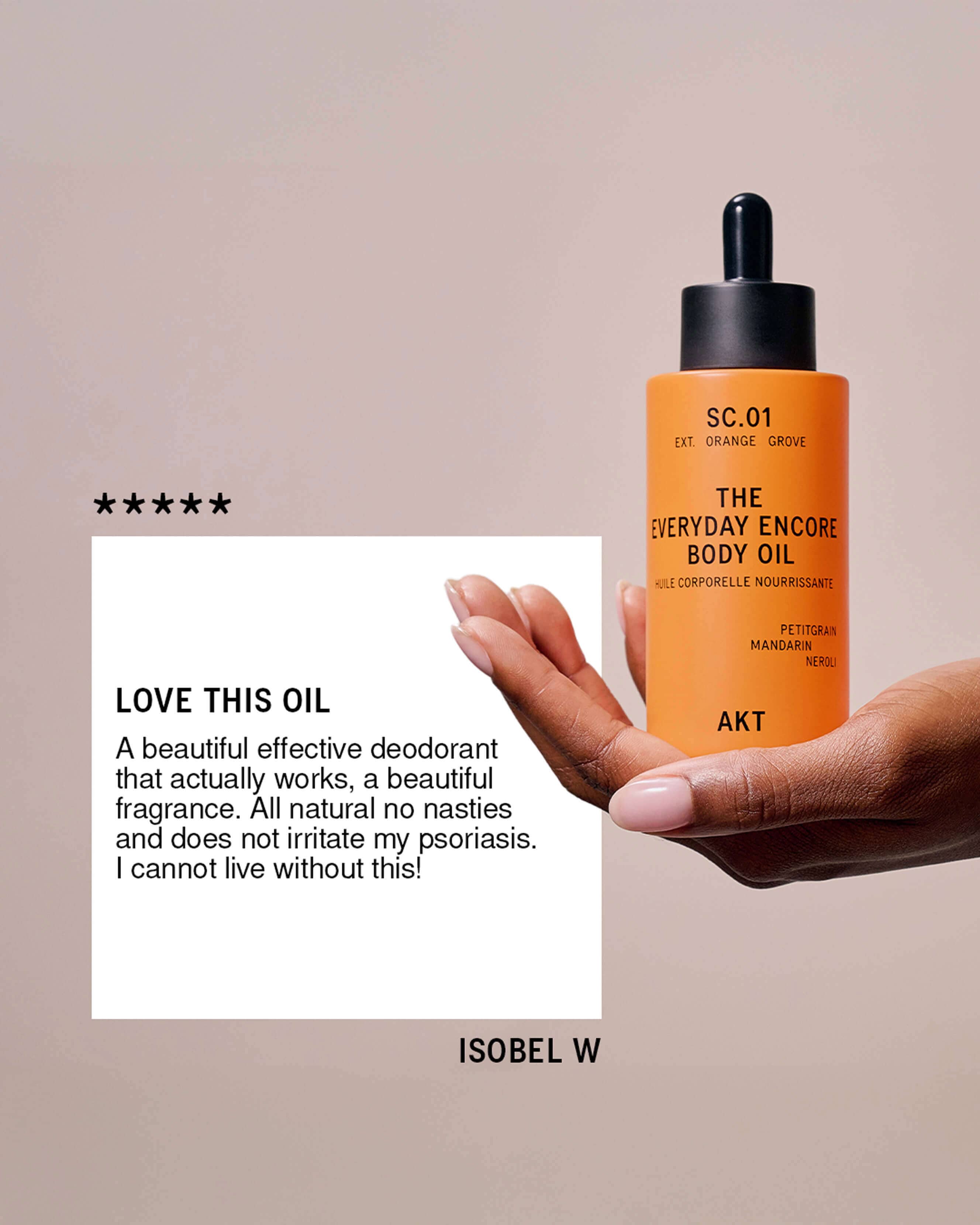 The Everyday Encore Body Oil Orange Grove