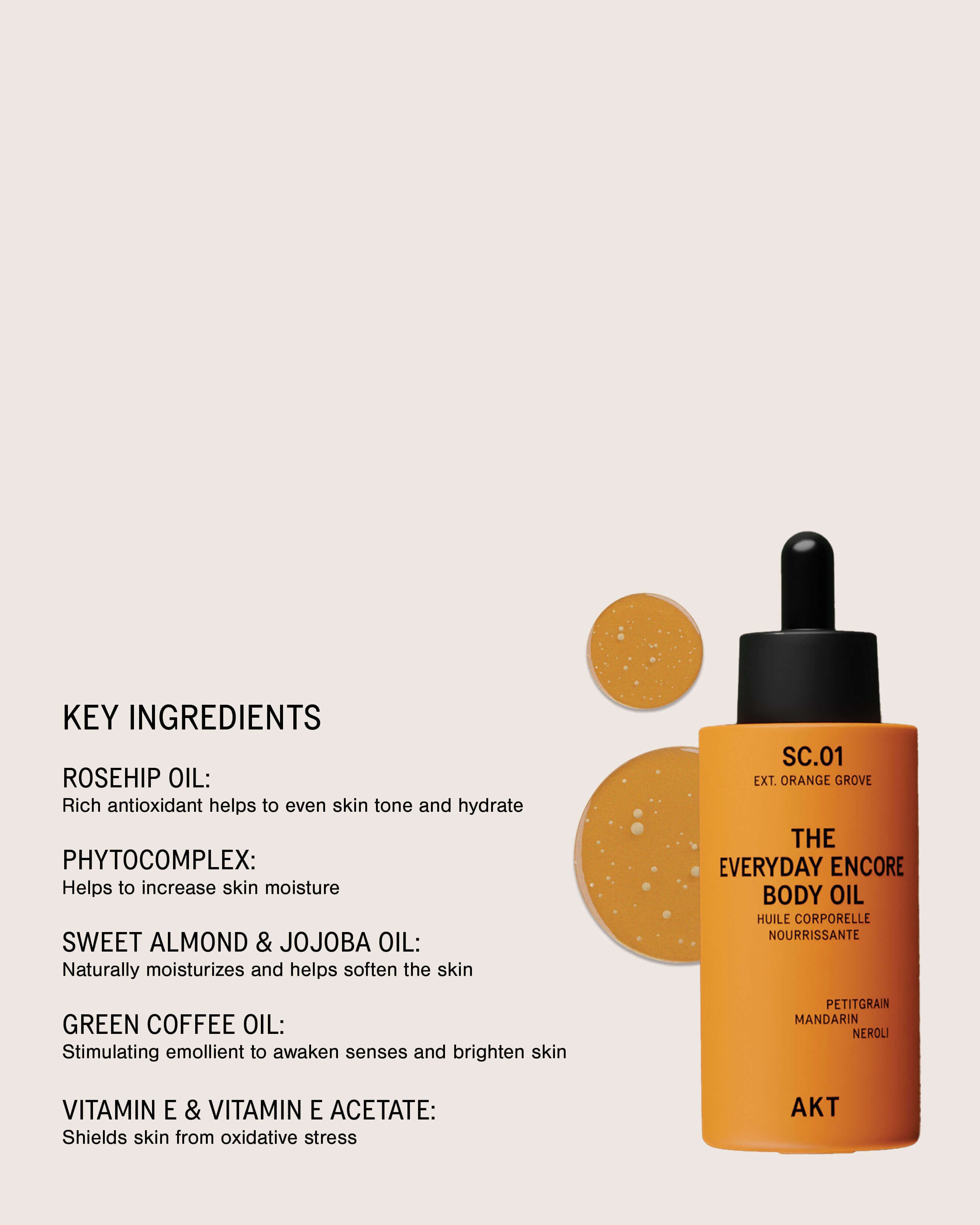 The Everyday Encore Body Oil Orange Grove