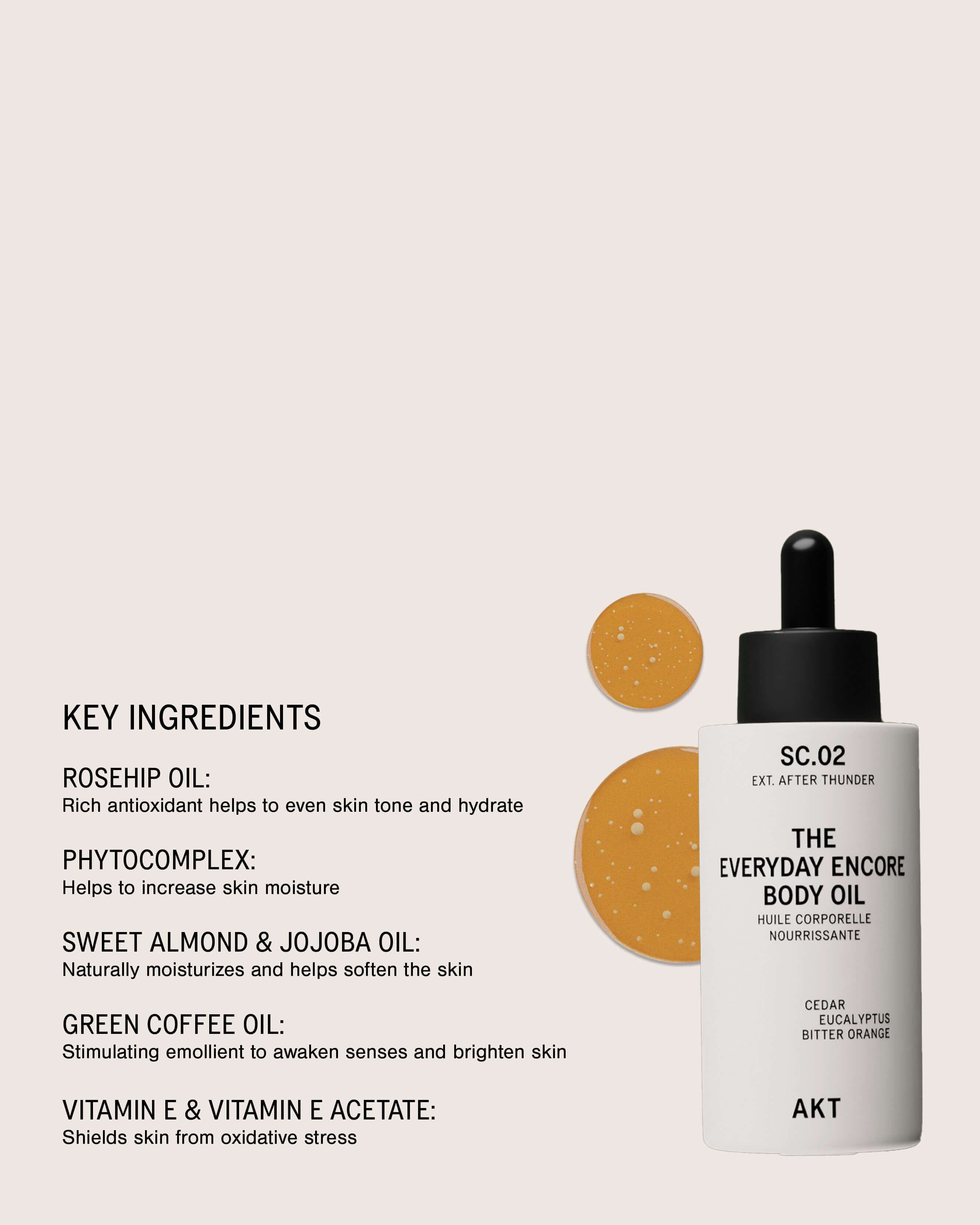 The Everyday Encore Body Oil After Thunder