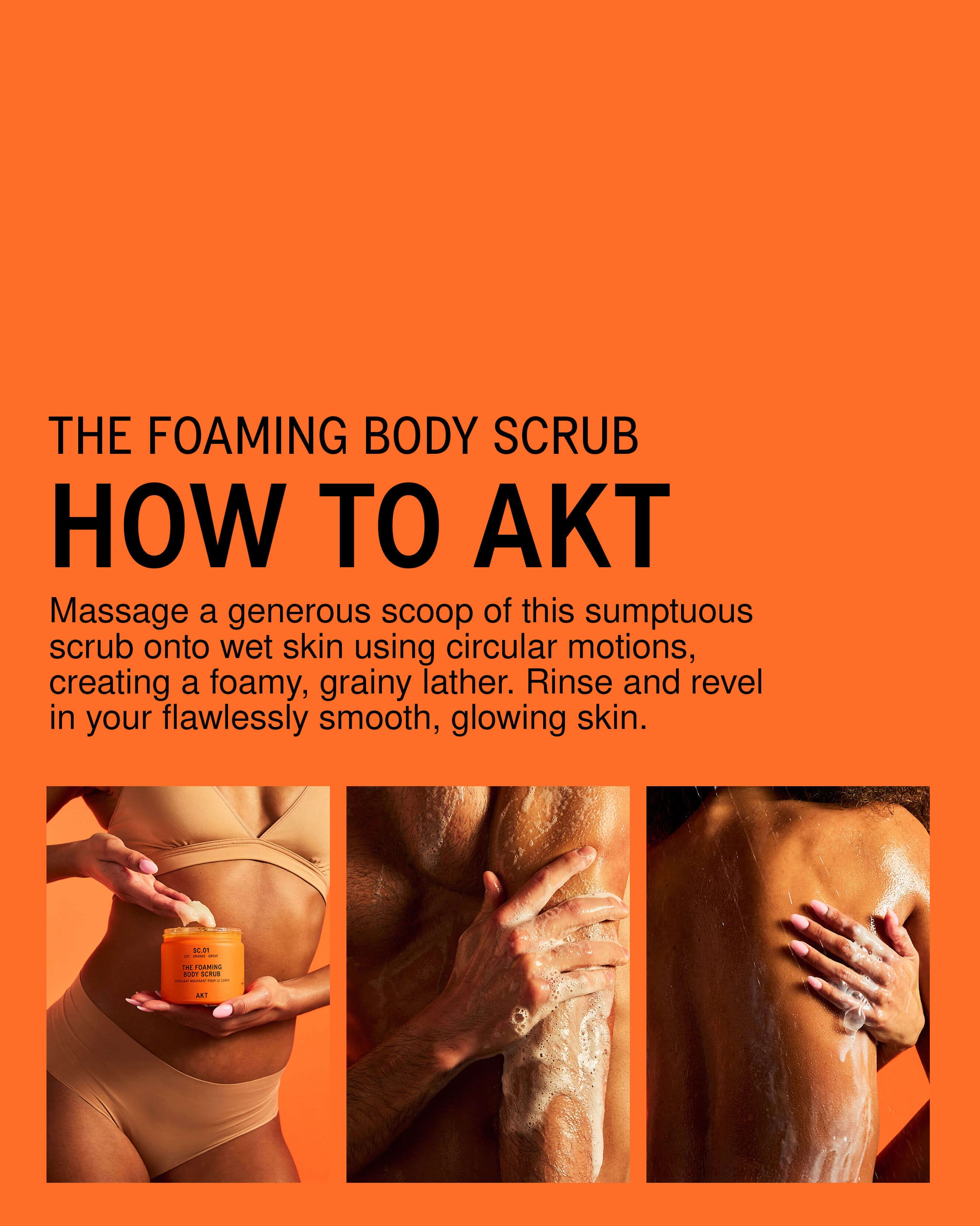 The Foaming Body Scrub SC.01 Orange Grove