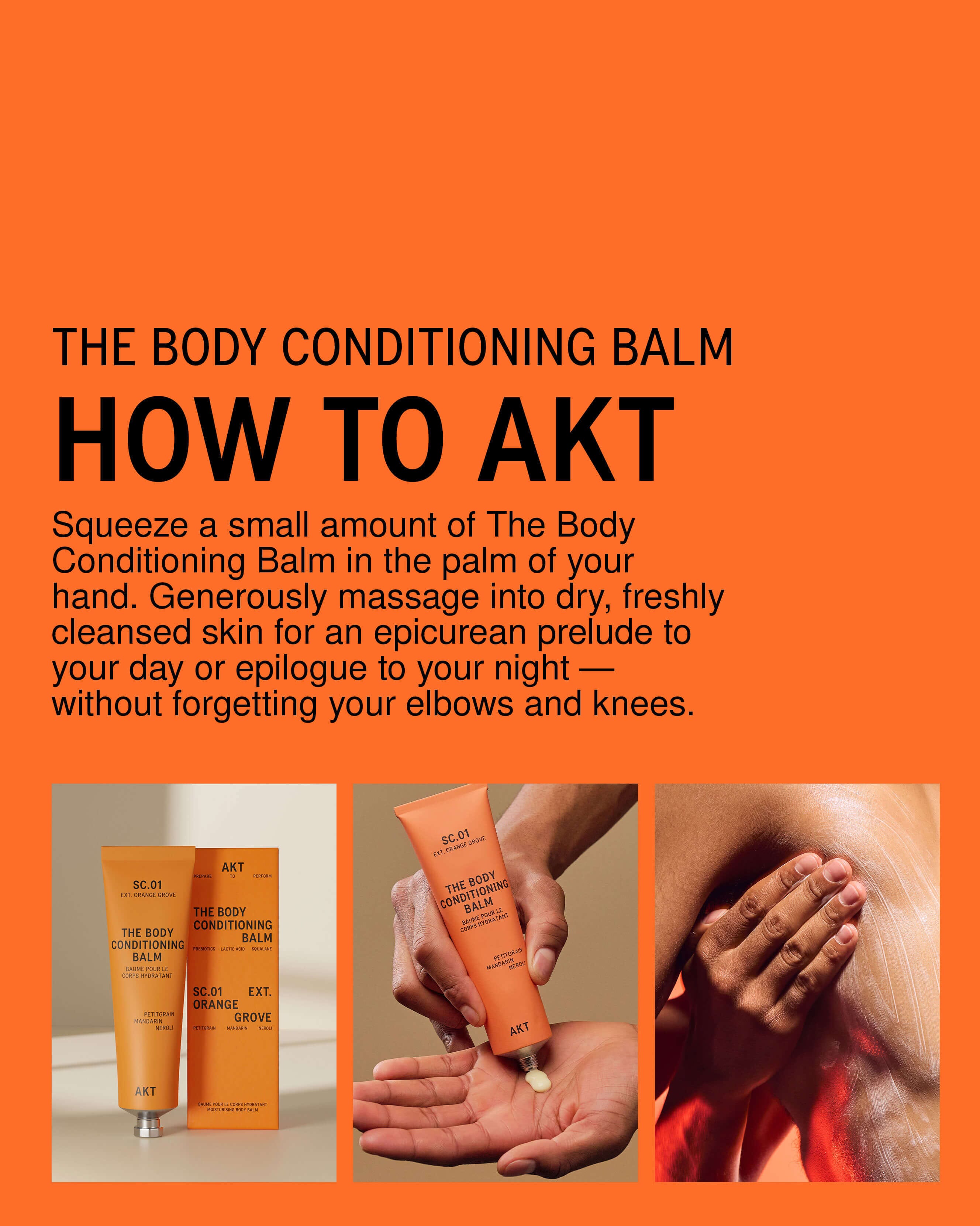 The Body Conditioning Balm SC.01 Orange Grove
