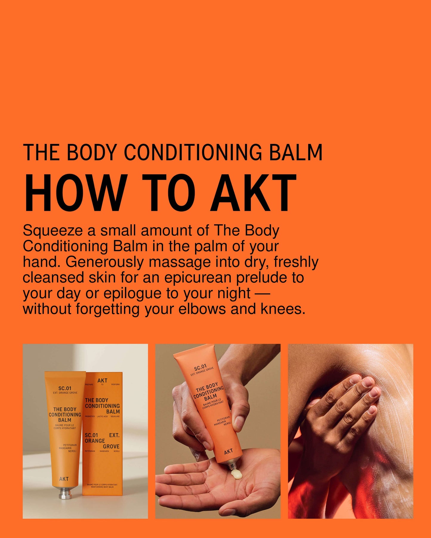 The Body Conditioning Balm SC.01 Orange Grove
