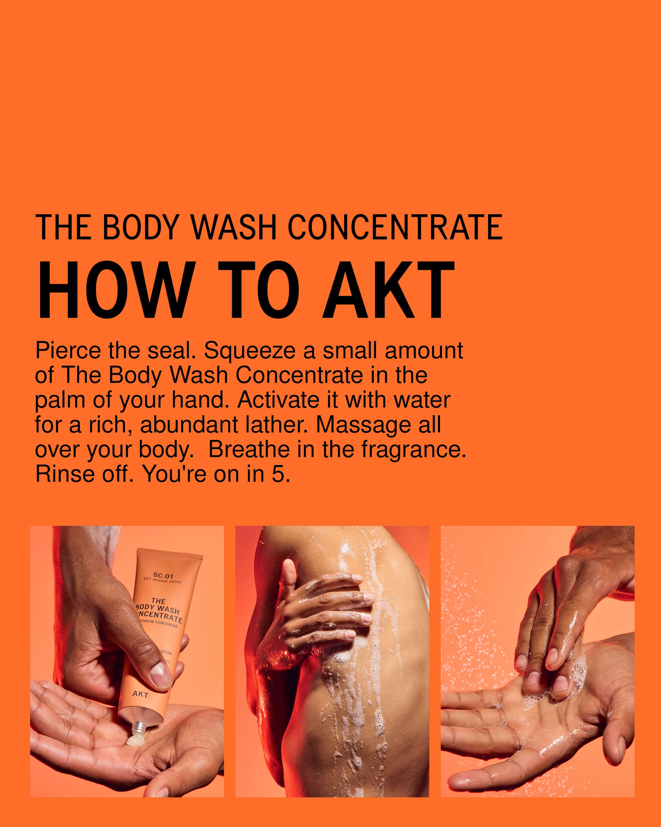 The Body Wash Concentrate SC.01 Orange Grove