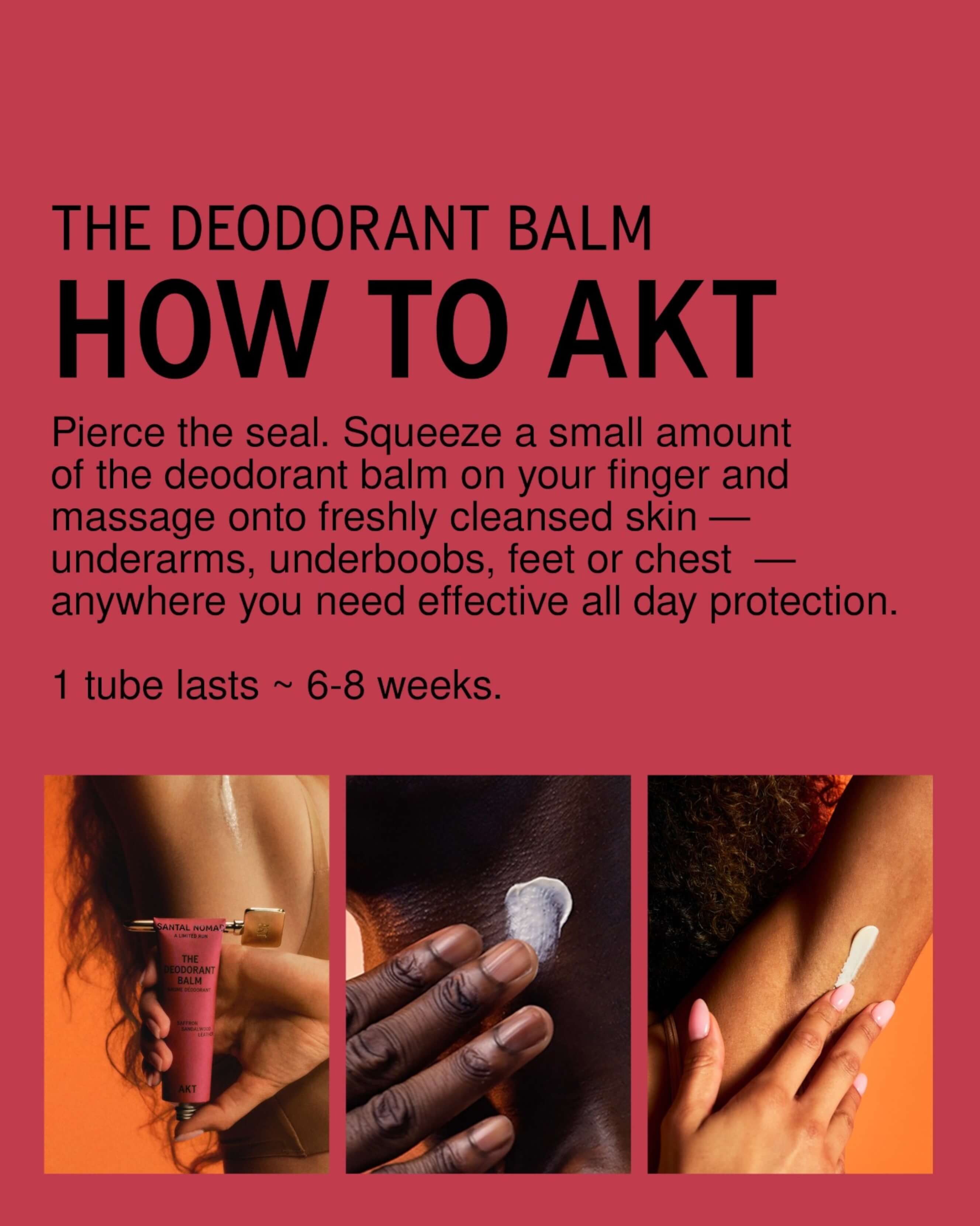 The Deodorant Balm Santal Nomad
