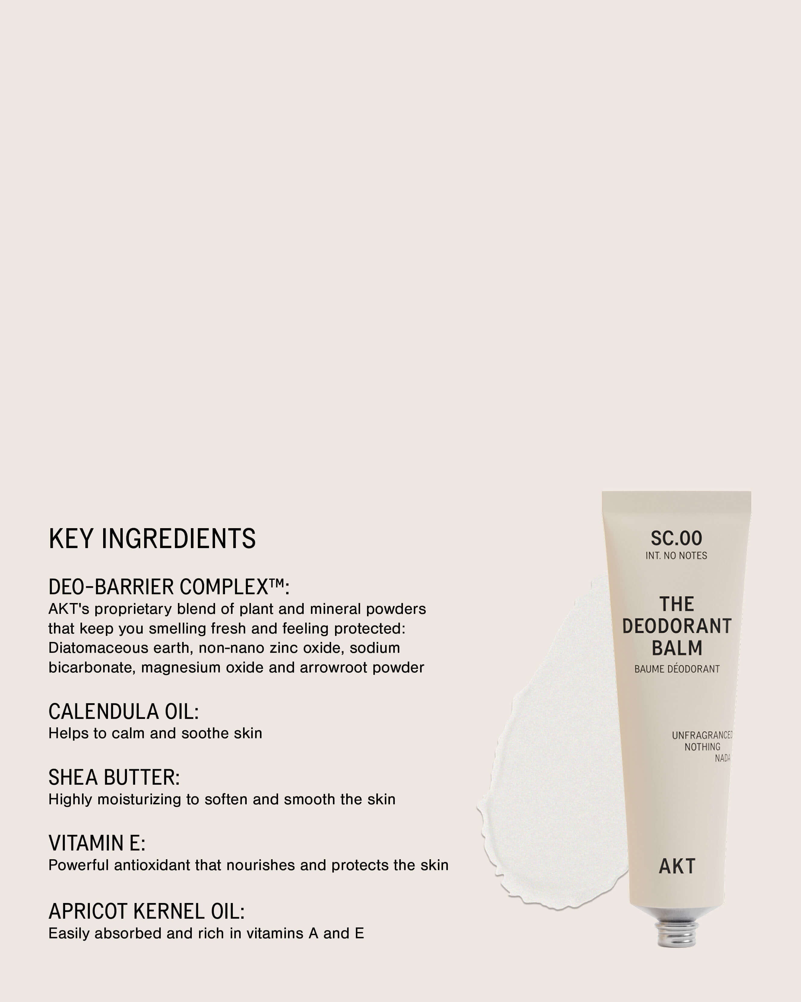 The Deodorant Balm SC.00 No Notes (unscented)