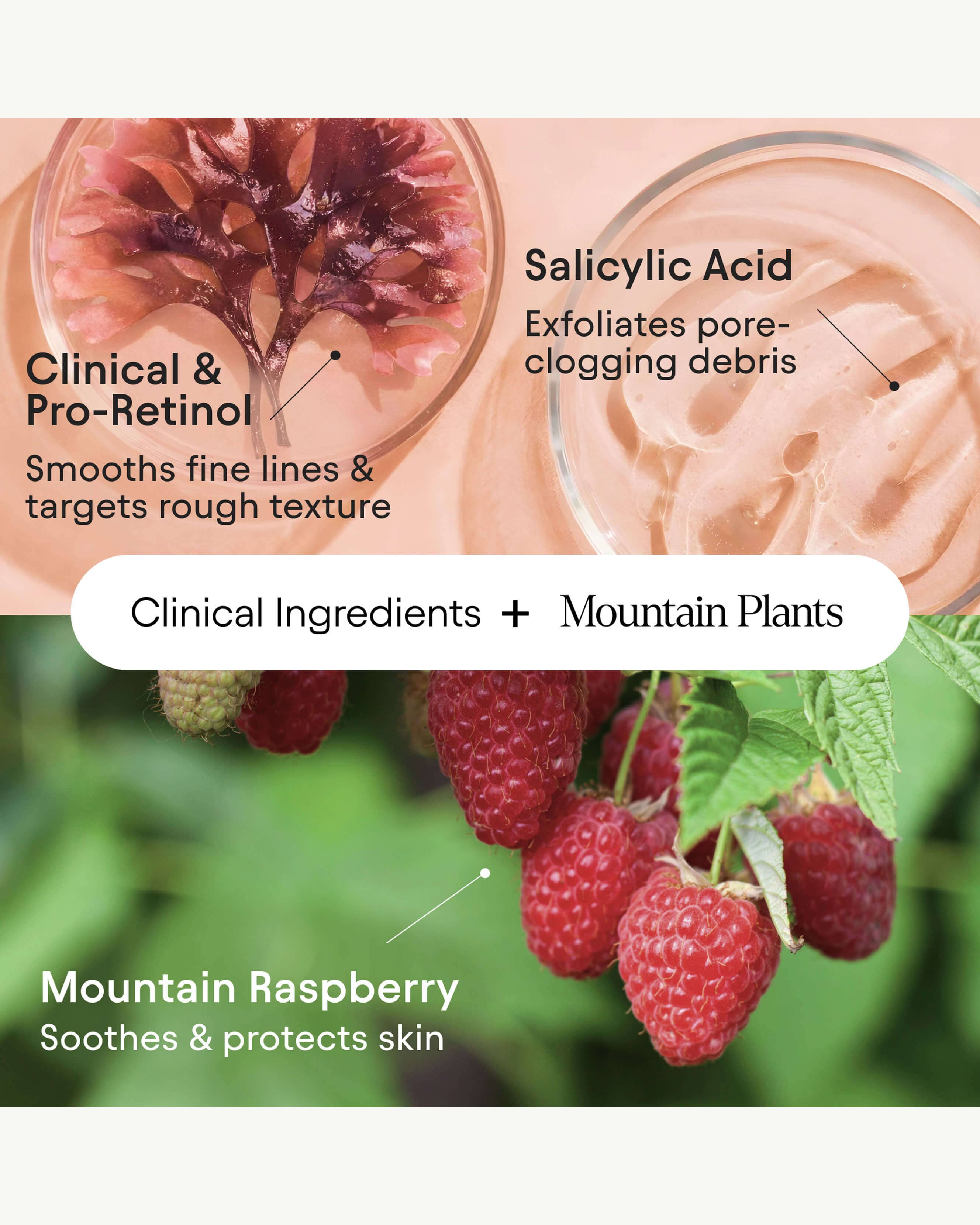strawberry seed oil benefits for skin Clarifying Facial Oil with Retinol & Pink Algae