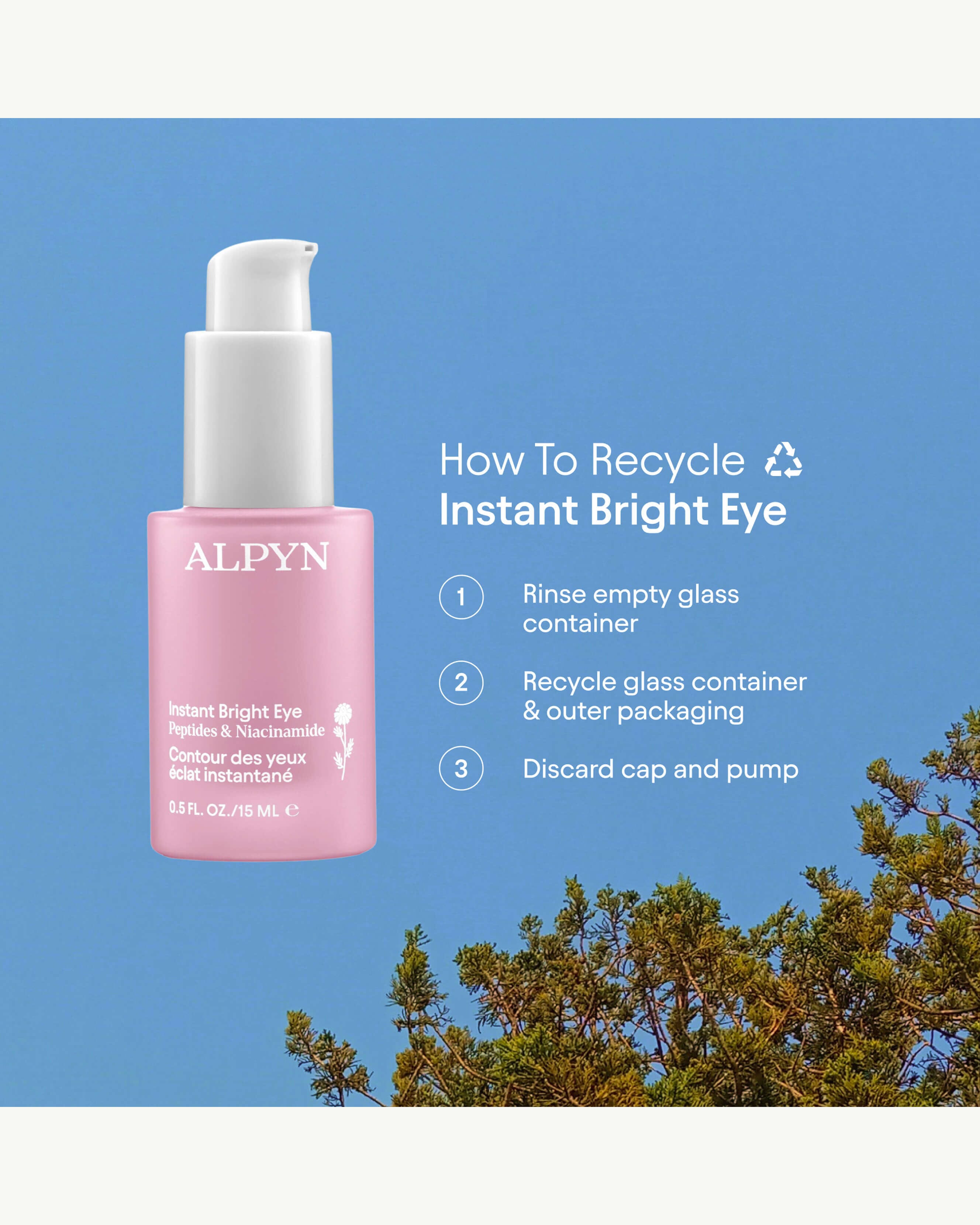 Instant Bright Eye with Peptides & Niacinamide – Credo