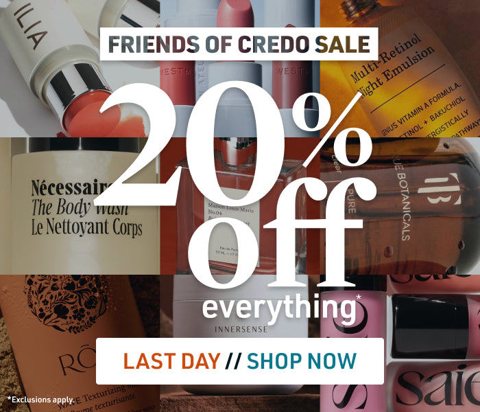 Image of Credo Beauty sale. 20% off everything shop now