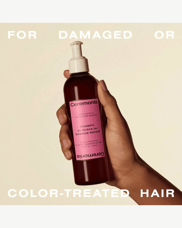 Ceremonia Guava Shampoo for Color Treated Hair and Damage Repair | Credo