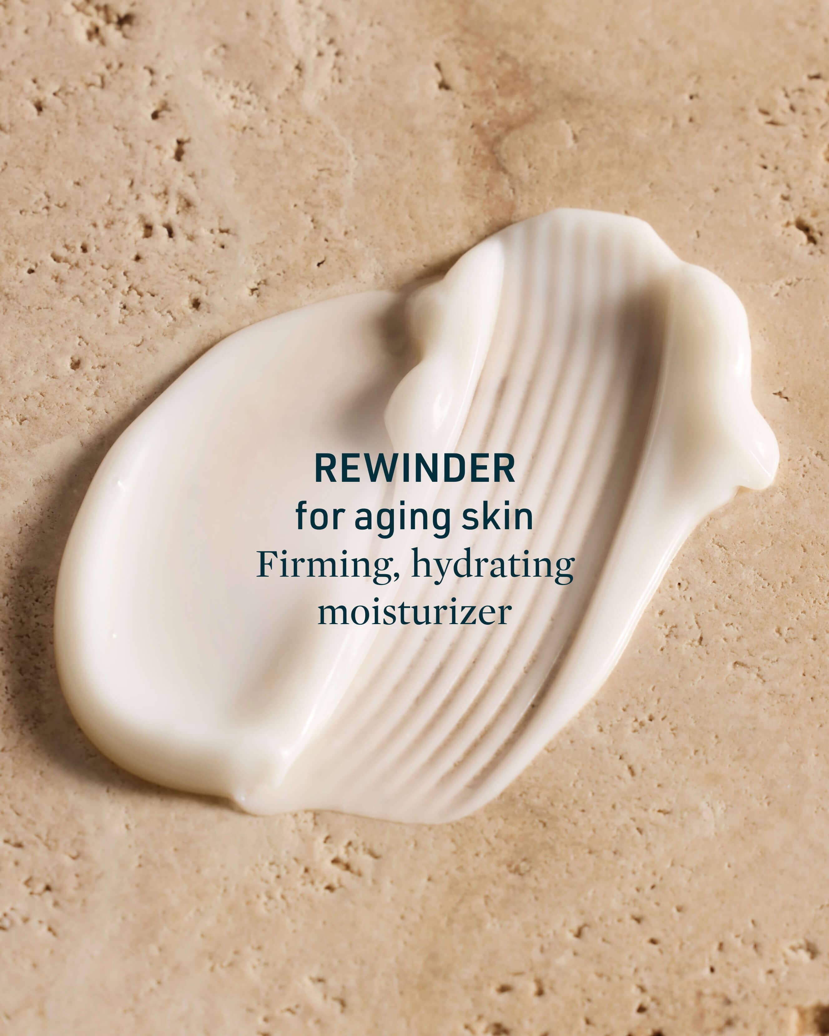 Rewinder Vetiver Root + Bakuchiol Moisturizer for Aging Skin