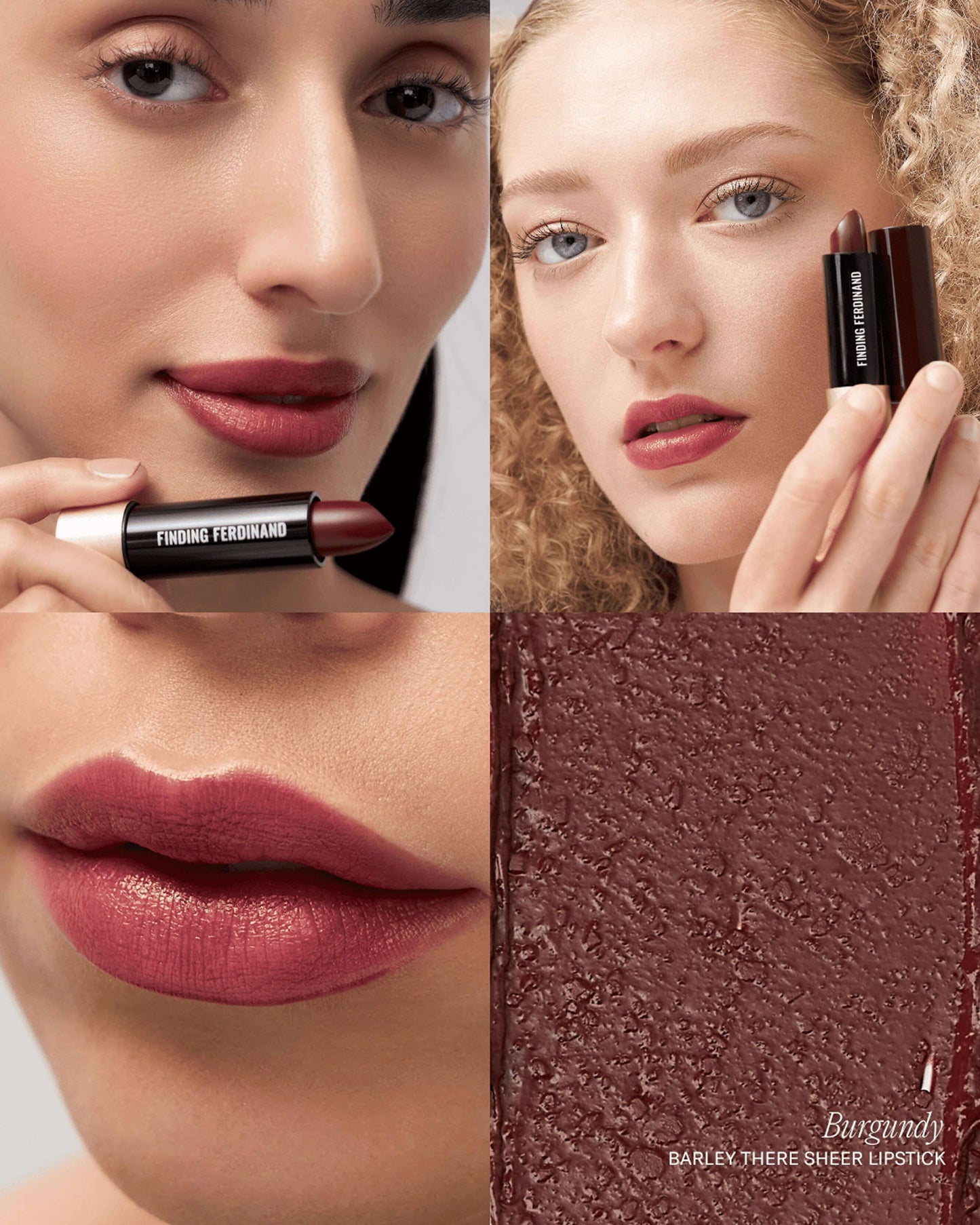 Burgundy (deep red berry color with cool undertones)