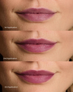 Aubergine (purple-blue with cool undertones and asian pear scented)