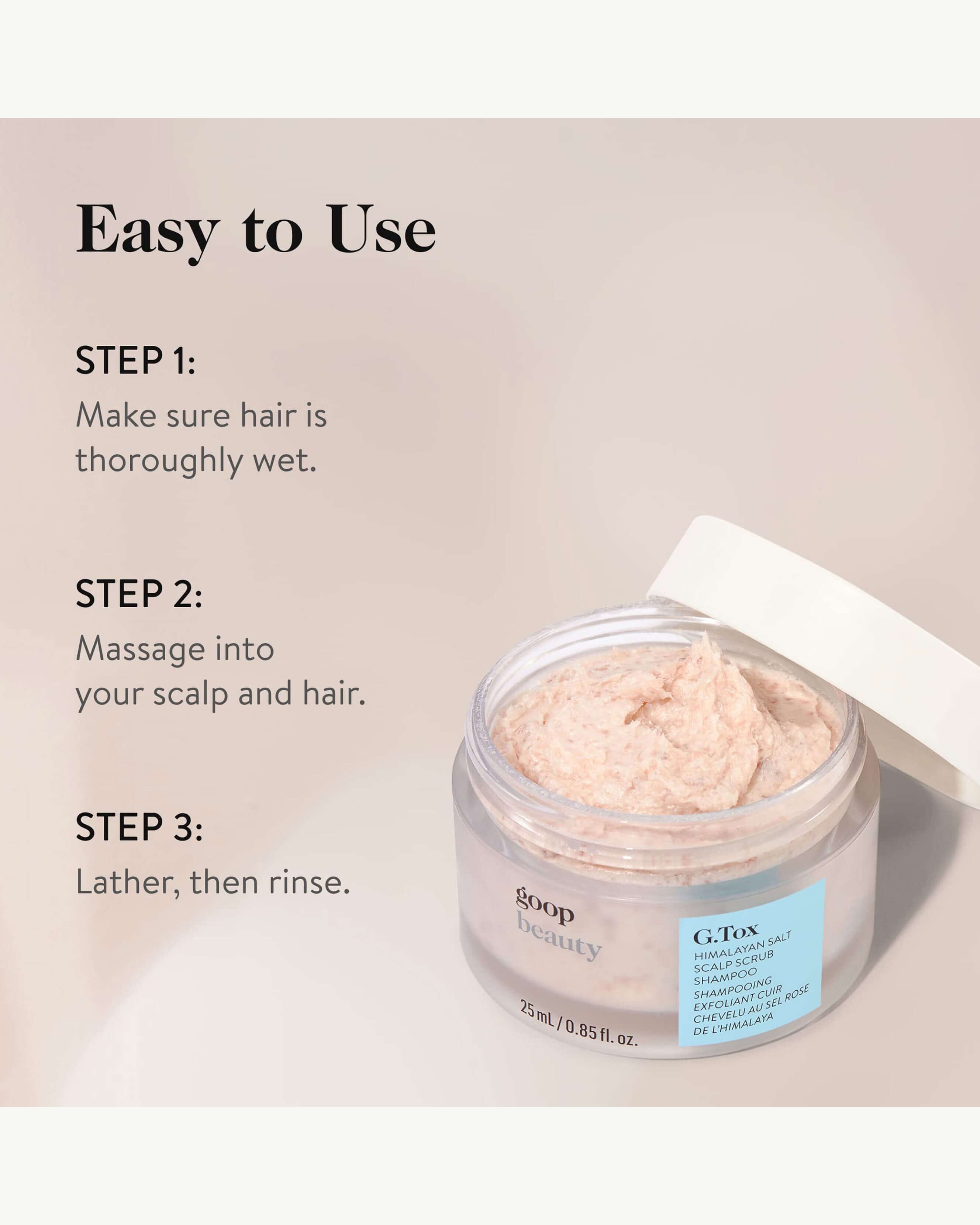 G.Tox Himalayan Salt Scalp Scrub Shampoo
