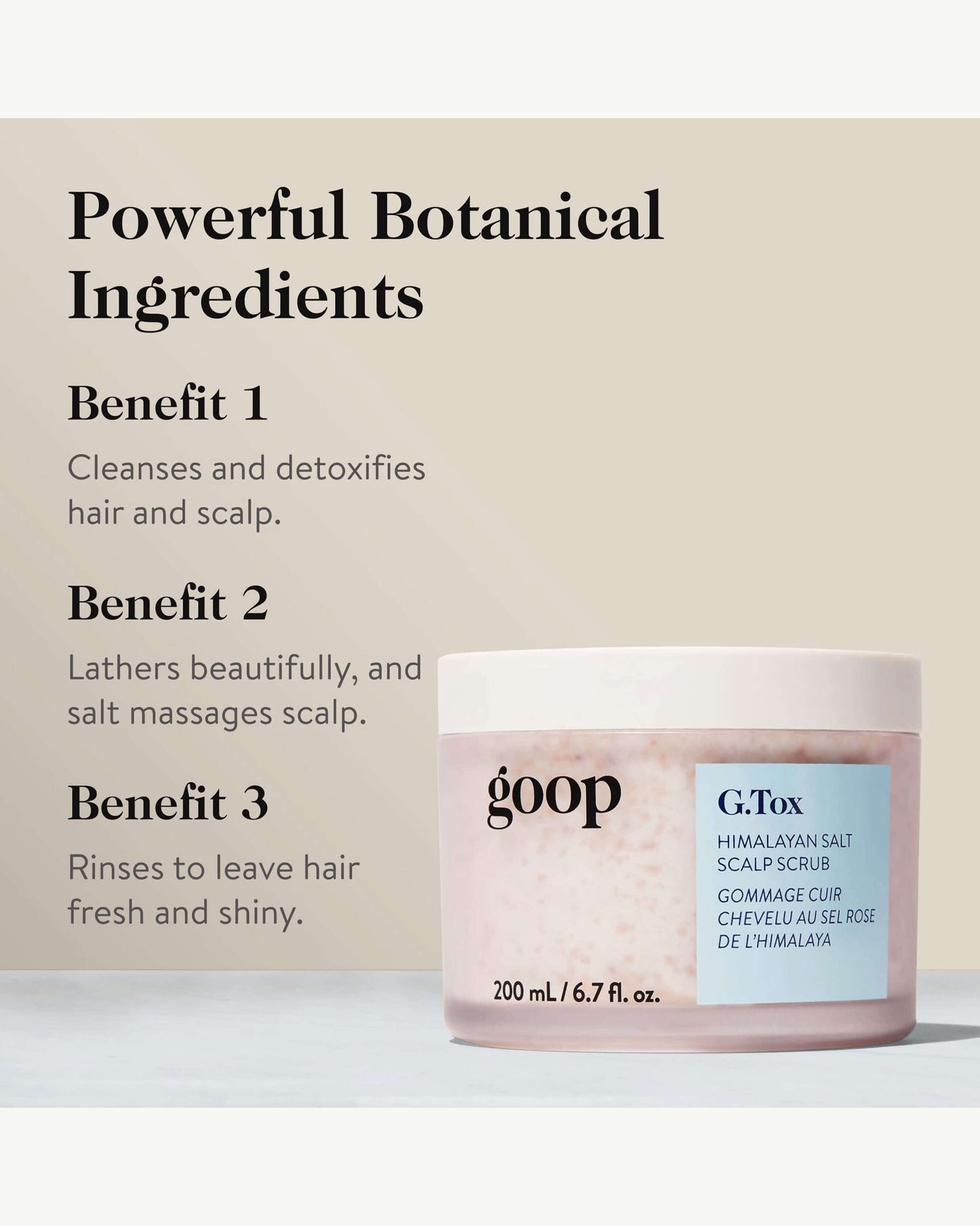 G.Tox Himalayan Salt Scalp Scrub Shampoo