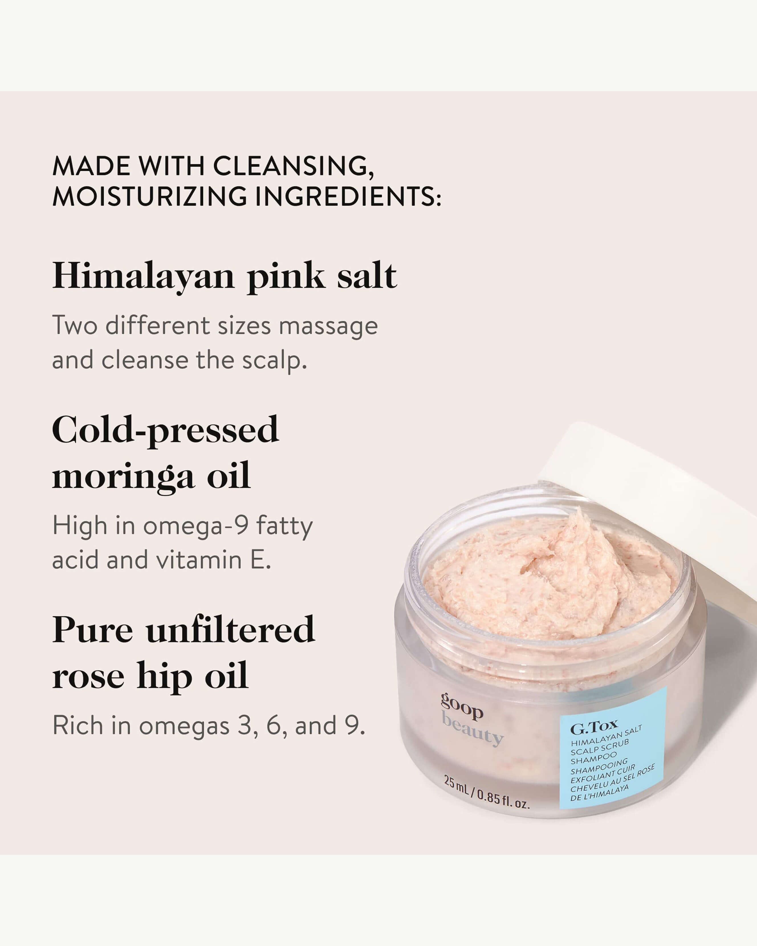 G.Tox Himalayan Salt Scalp Scrub Shampoo