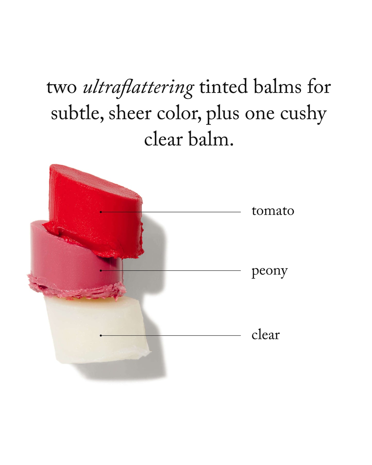 Clear/Tomato/Peony