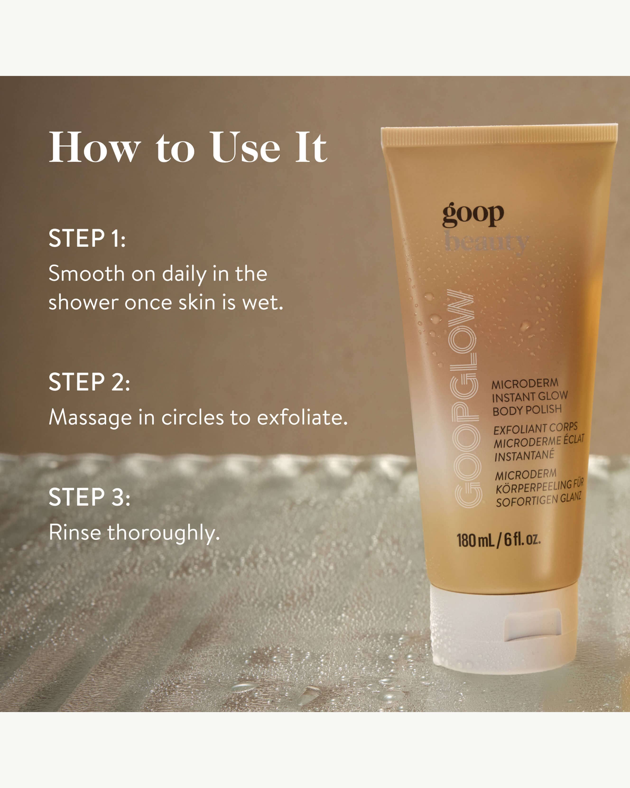 GOOPGLOW Microderm Instant Glow Body Polish