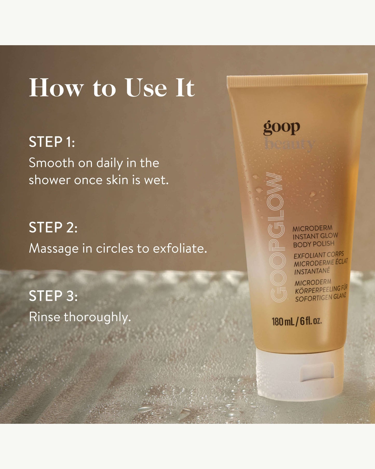 GOOPGLOW Microderm Instant Glow Body Polish