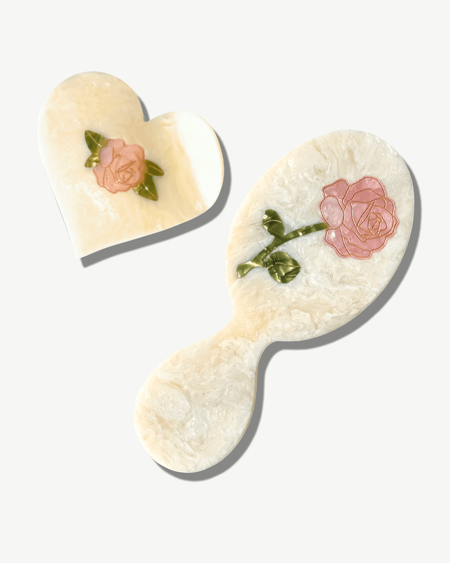 Hand-painted Spring Rose Handbag Heroes Edit Gift Set