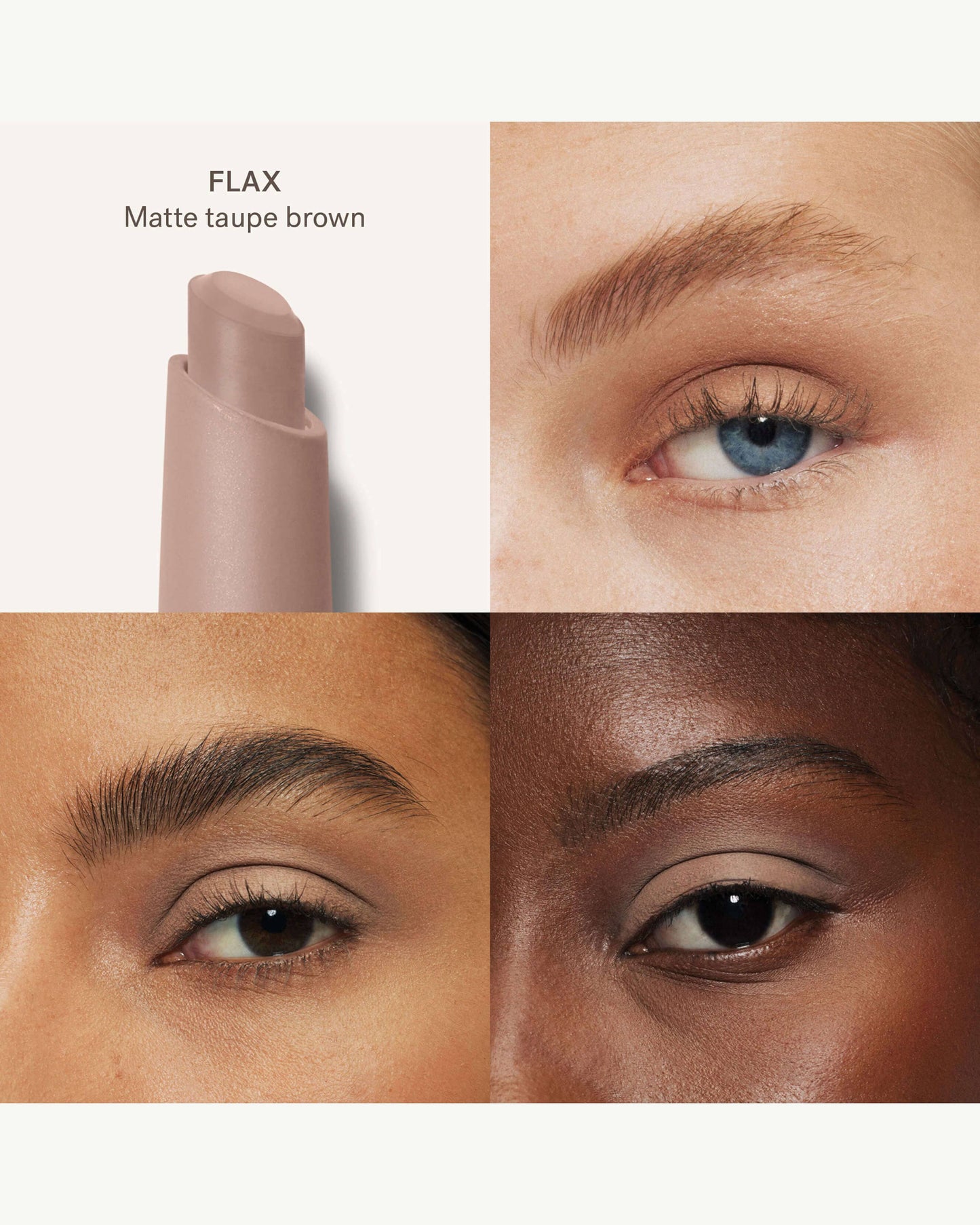 Flax (matte taupe brown)