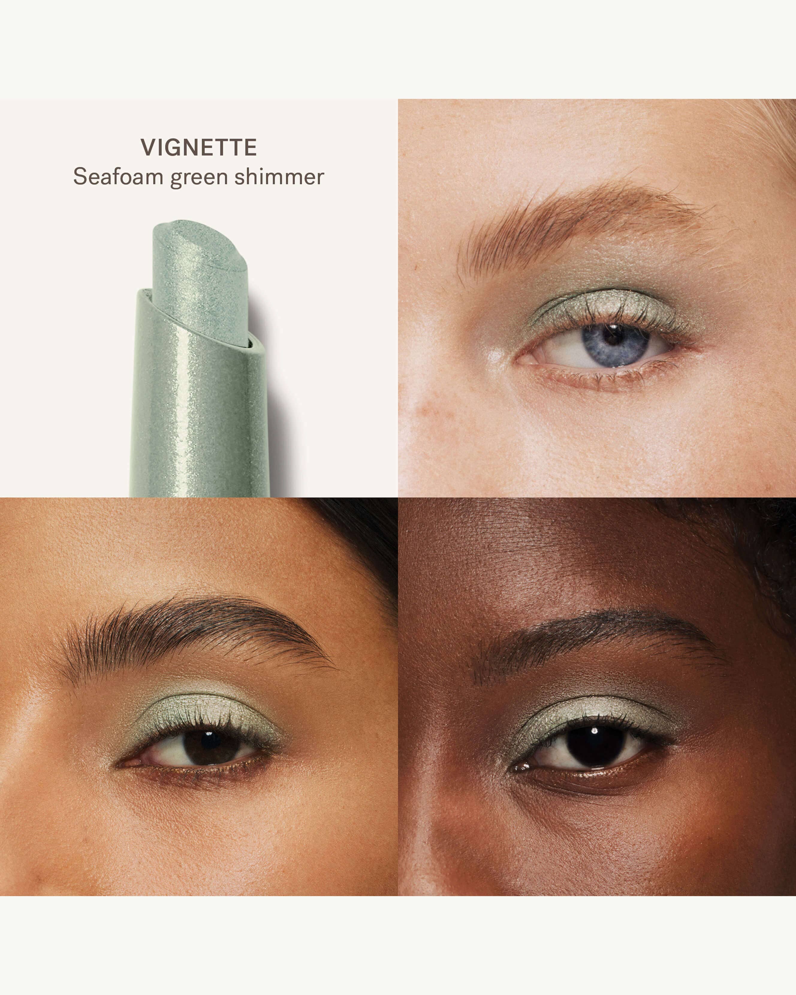 Vignette (seafoam green shimmer)