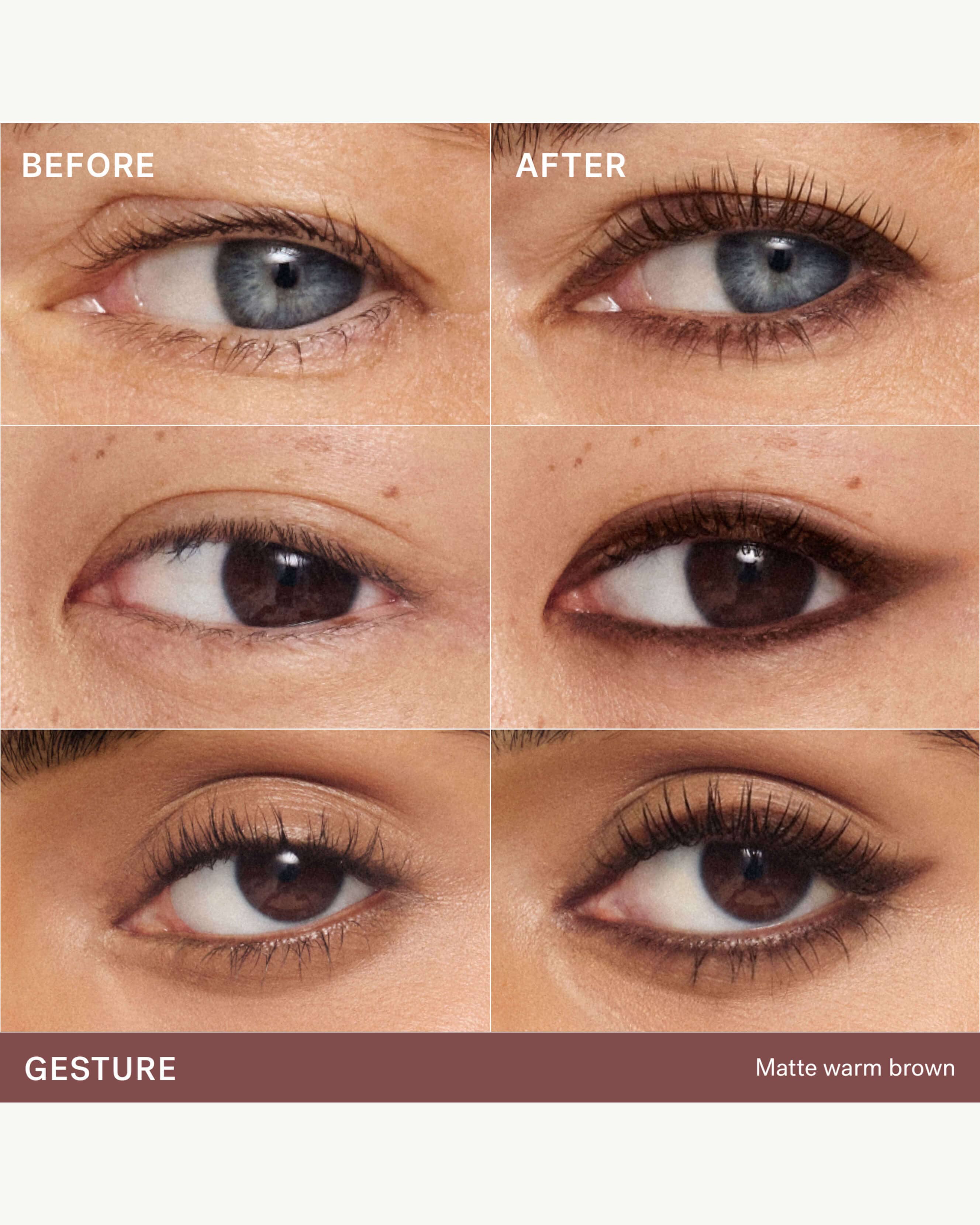 Gesture (matte warm brown)