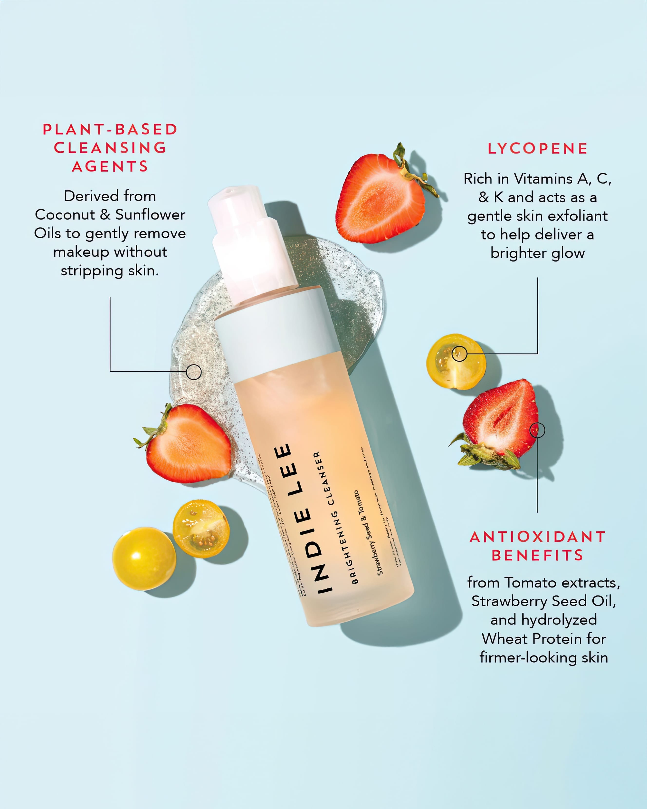 strawberry seed oil comedogenic Brightening Cleanser