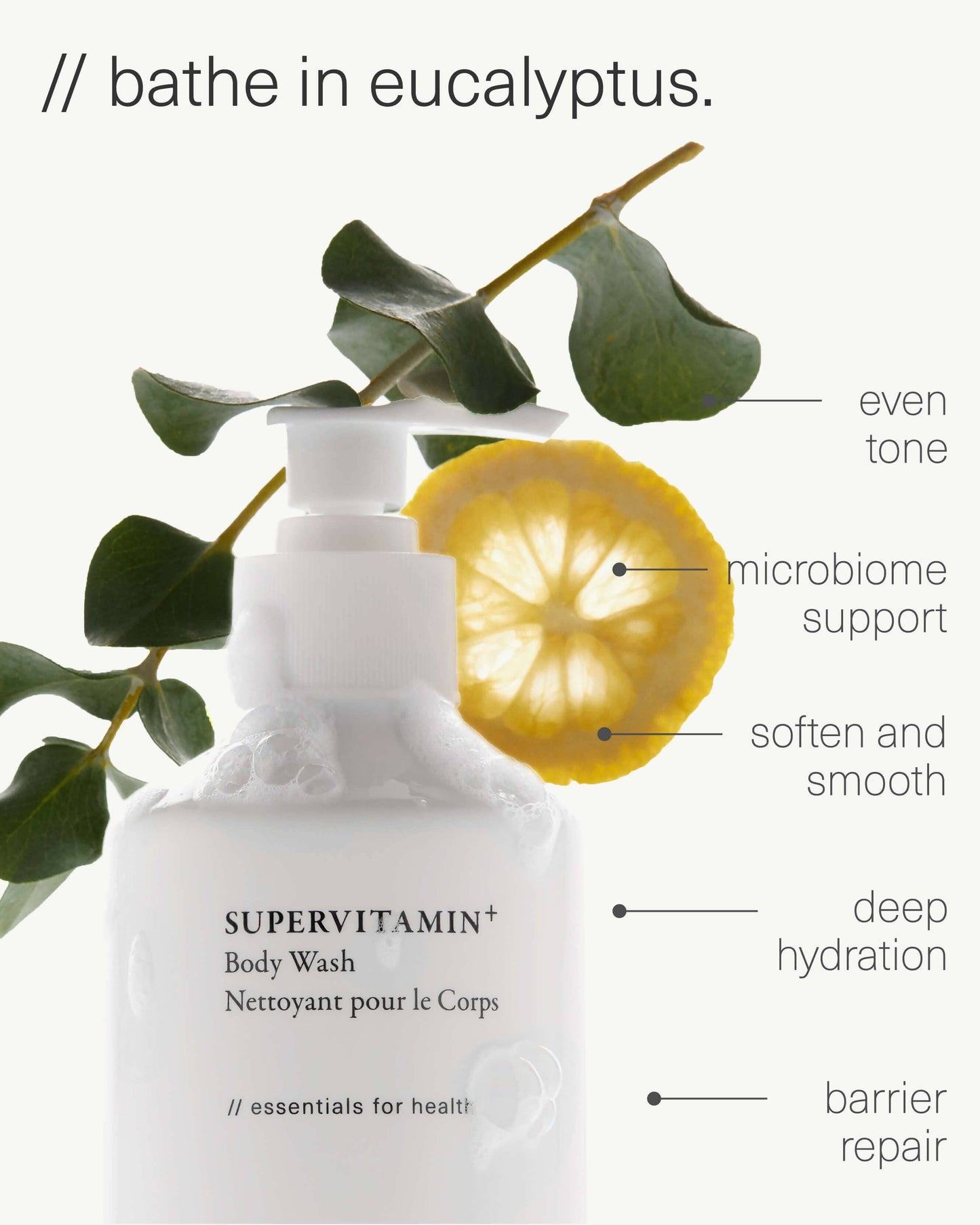 Supervitamin Body Wash+ Clarifying