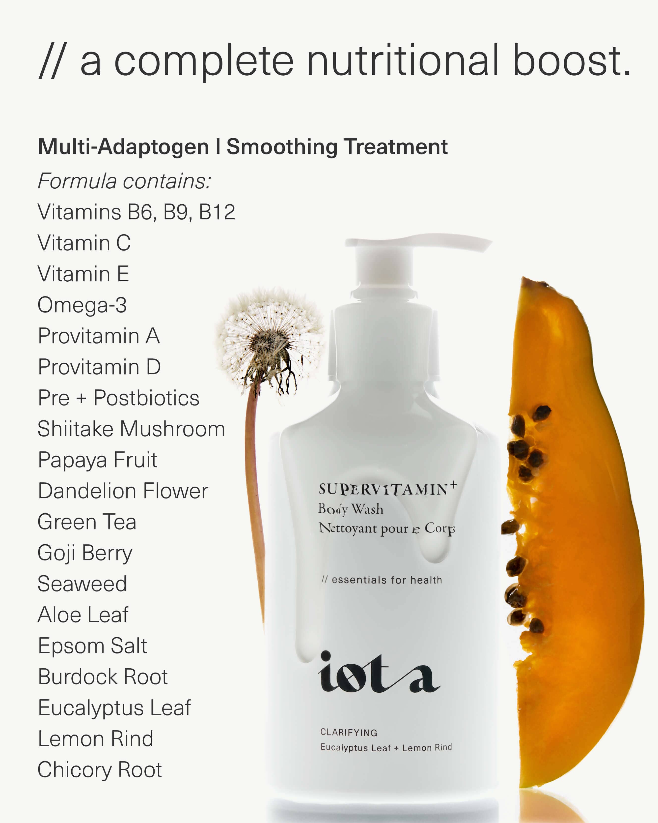 Supervitamin Body Wash+ Clarifying