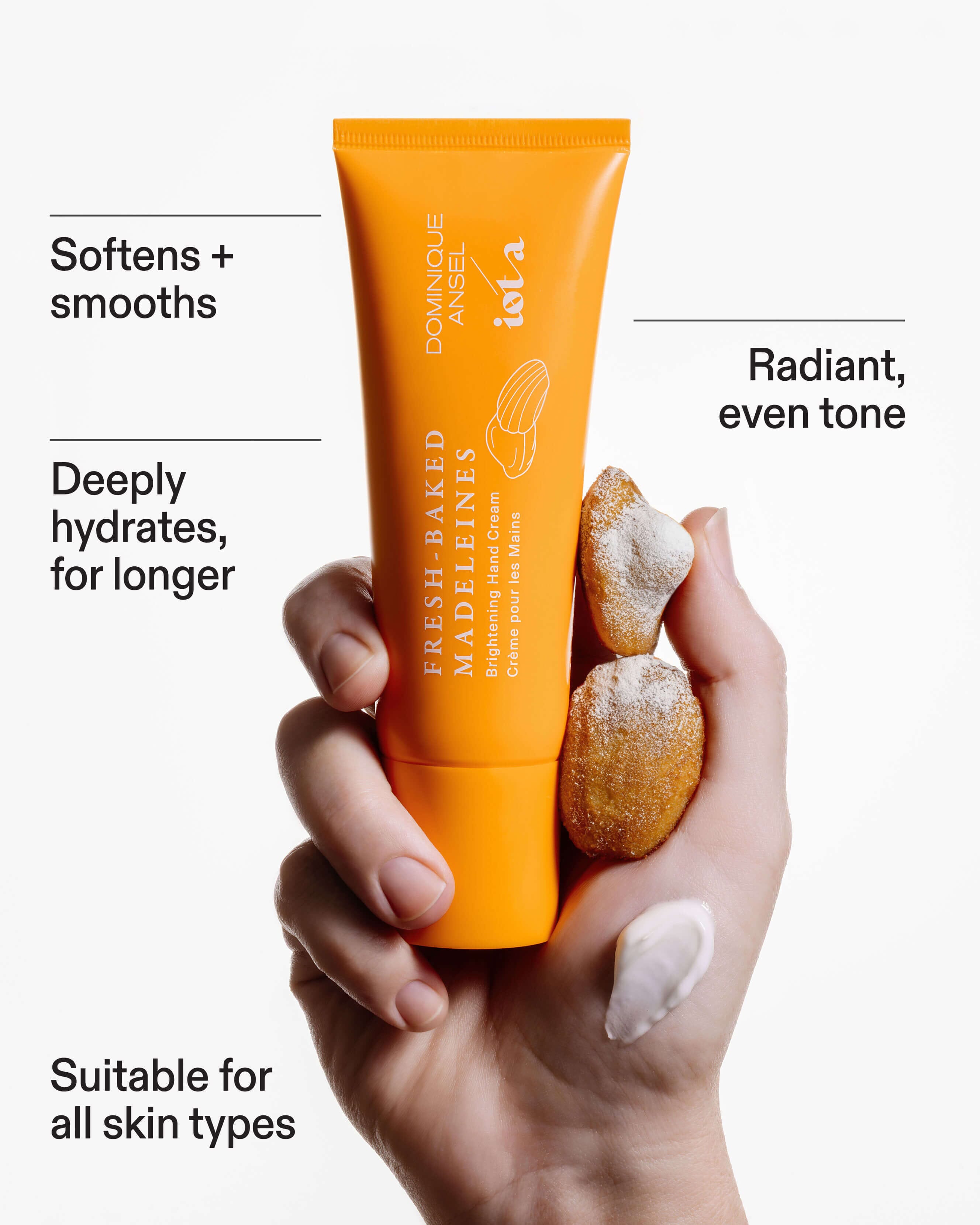 iota/Dominique Ansel Fresh-Baked Madeleines Brightening Hand Cream