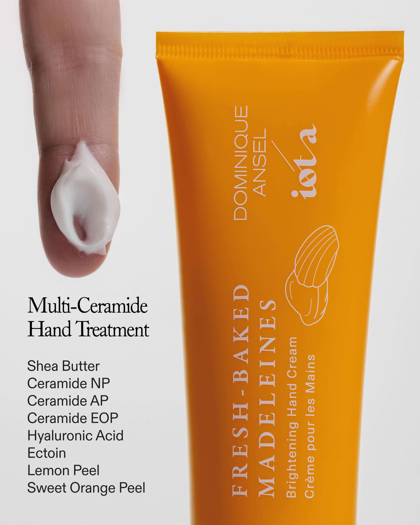 iota/Dominique Ansel Fresh-Baked Madeleines Brightening Hand Cream