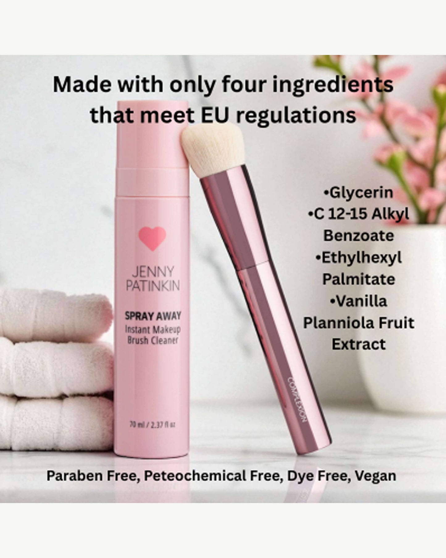 Spray Away Instant Makeup Brush Cleaner