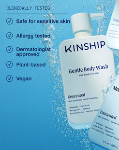 Gentle Hydrating Body Wash for Sensitive Skin (Unscented)