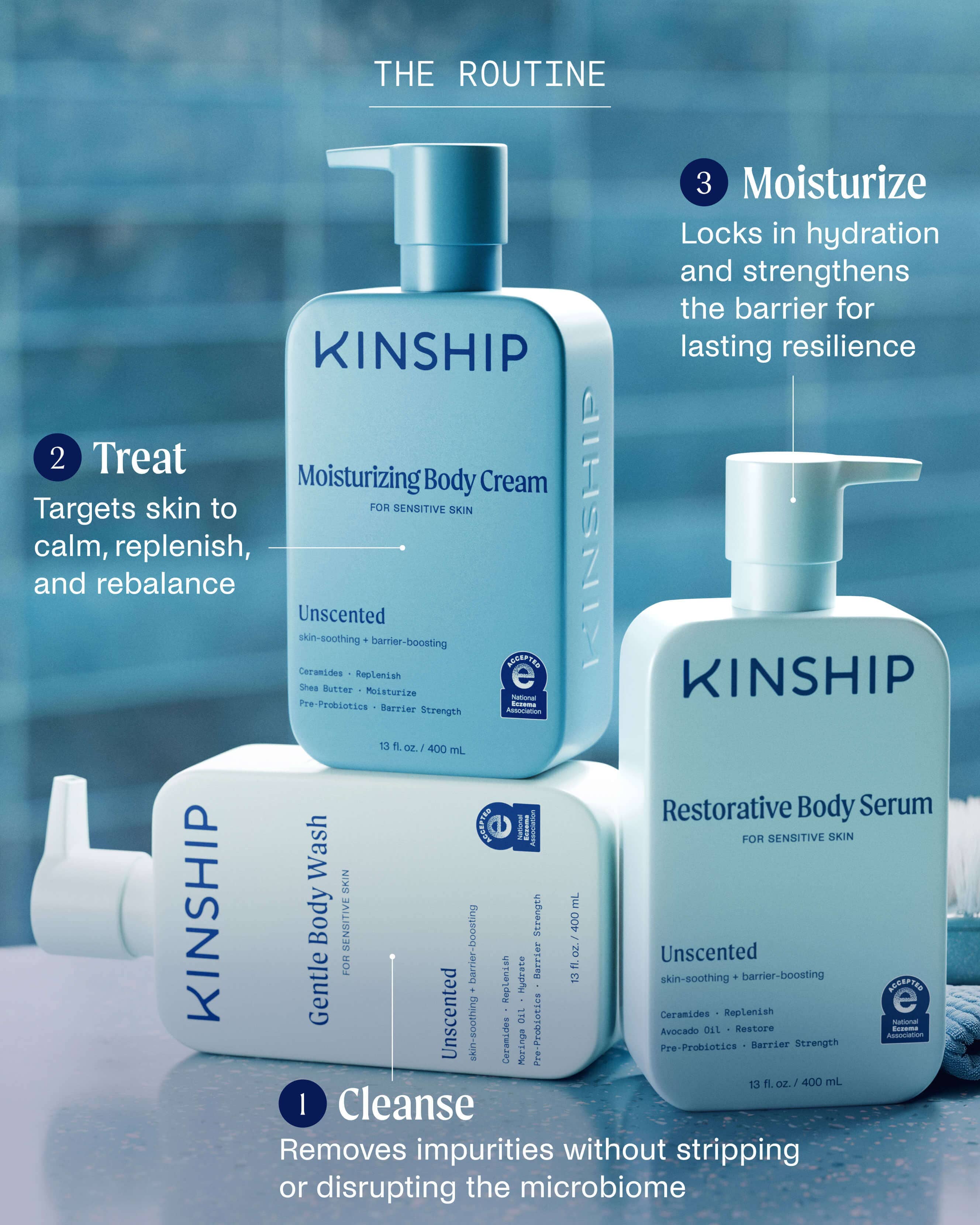 Gentle Hydrating Body Wash for Sensitive Skin (Unscented)